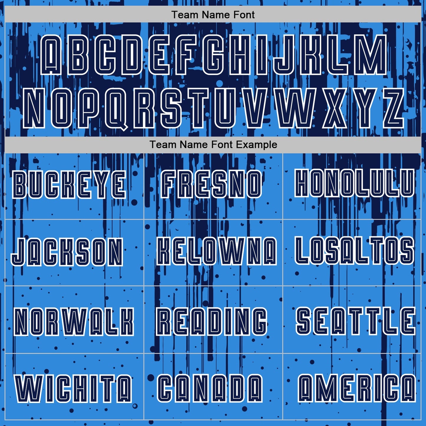 Custom Powder Blue Navy-White Dripping Splatte Pattern Sports Sublimation Soccer Uniform Jersey view 5