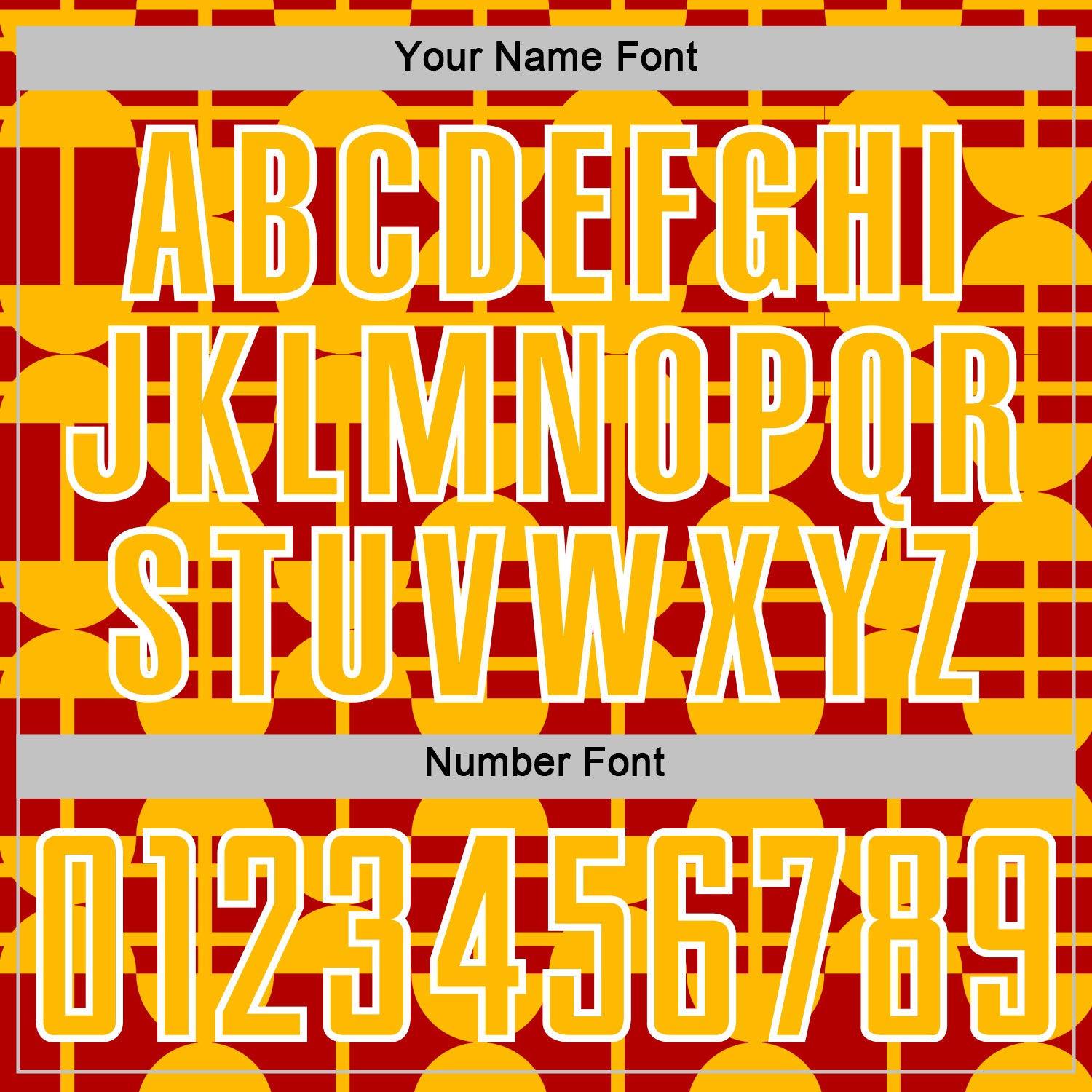 Custom Red Gold-White Geometric Shapes Sports Sublimation Soccer Uniform Jersey view 6