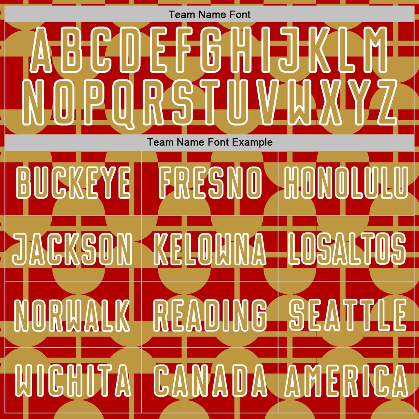 Custom Red Old Gold-White Geometric Shapes Sports Sublimation Soccer Uniform Jersey view 5
