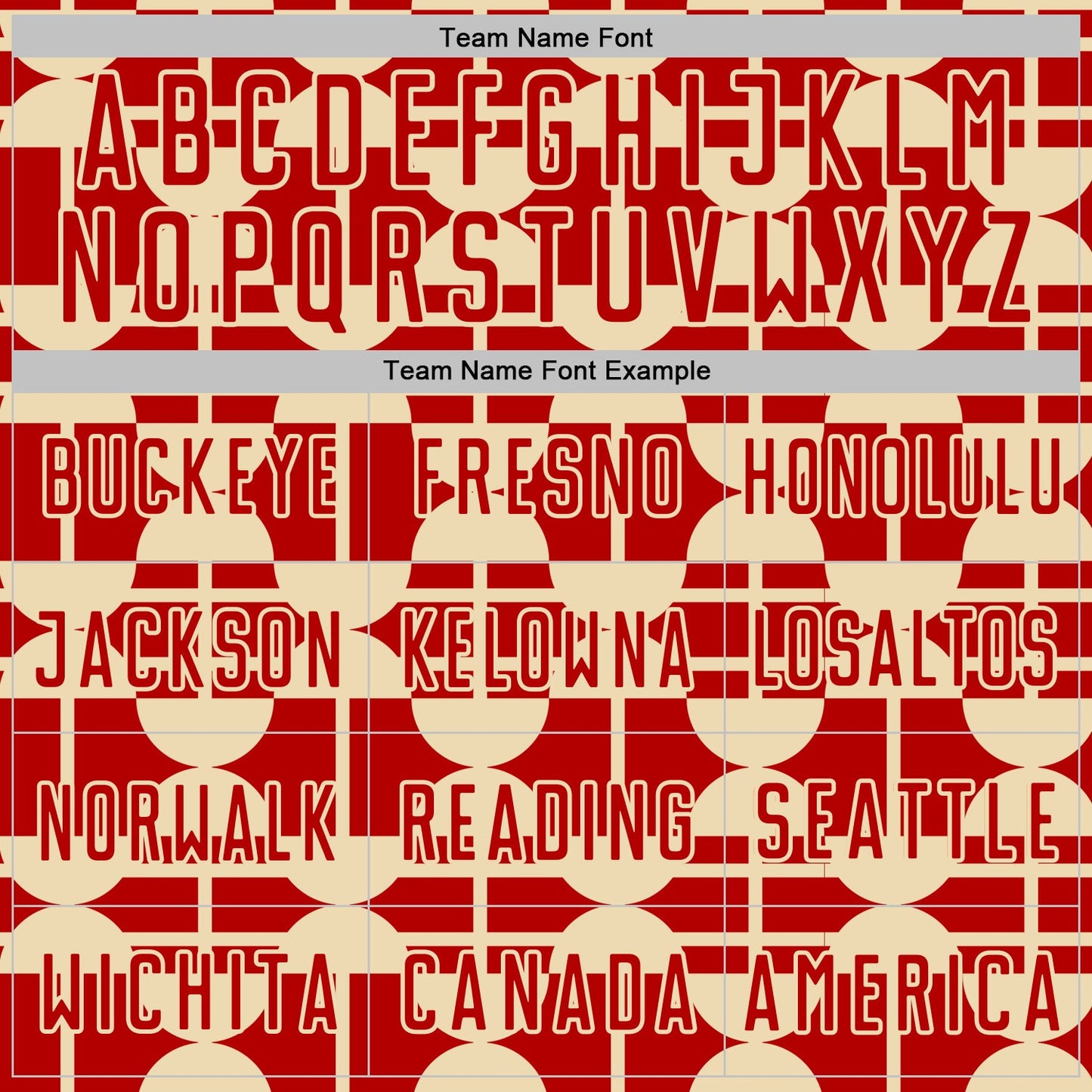 Custom Red Cream Geometric Shapes Sports Sublimation Soccer Uniform Jersey view 5