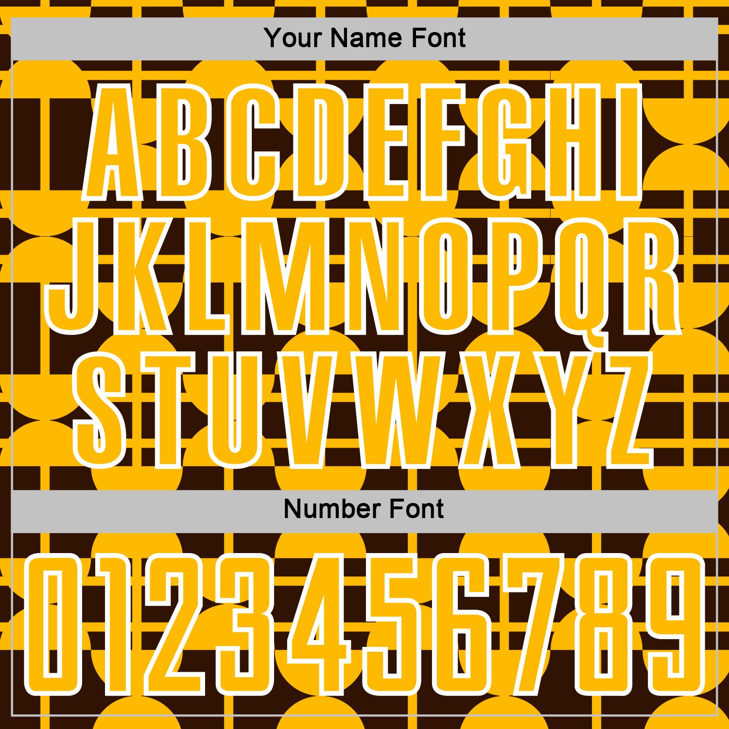 Custom Brown Gold-White Geometric Shapes Sports Sublimation Soccer Uniform Jersey view 6
