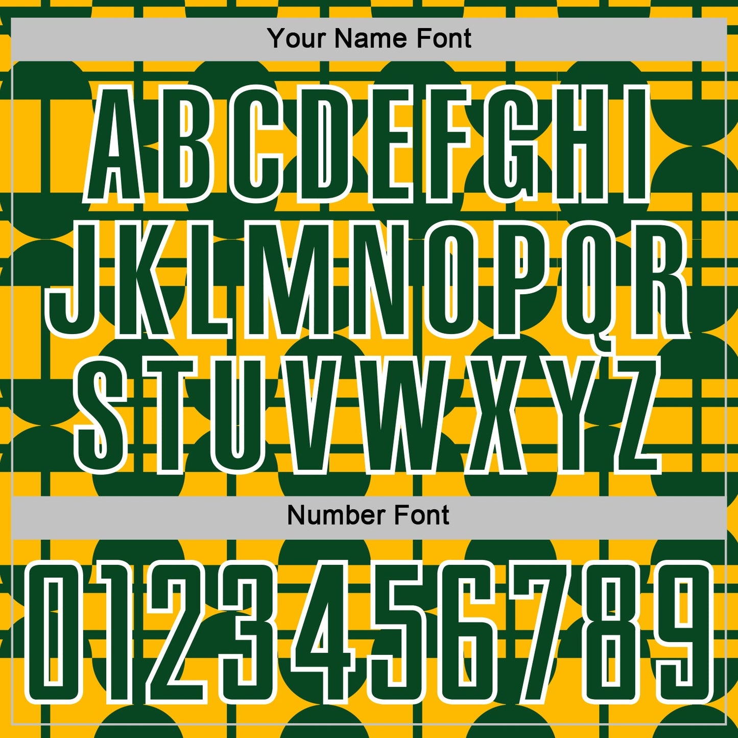 Custom Gold Green-White Geometric Shapes Sports Sublimation Soccer Uniform Jersey view 6