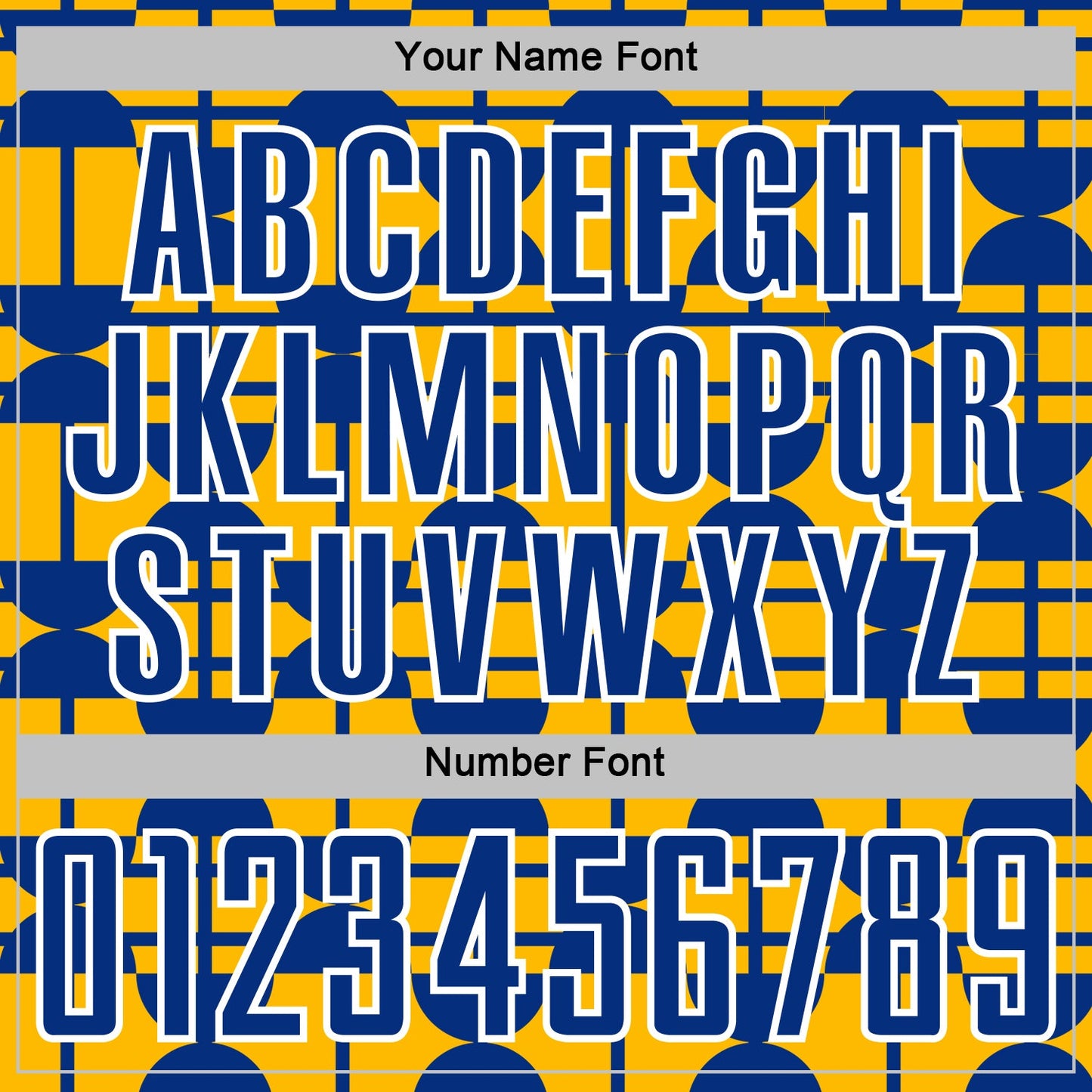 Custom Gold Royal-White Geometric Shapes Sports Sublimation Soccer Uniform Jersey view 6