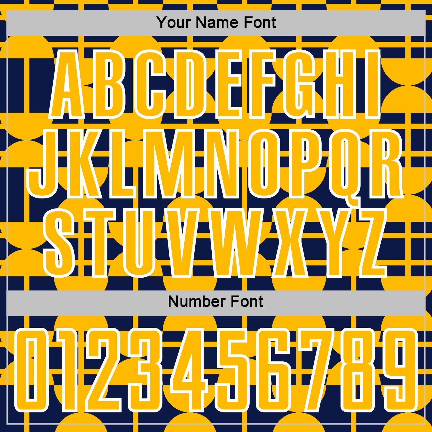 Custom Navy Gold-White Geometric Shapes Sports Sublimation Soccer Uniform Jersey view 6