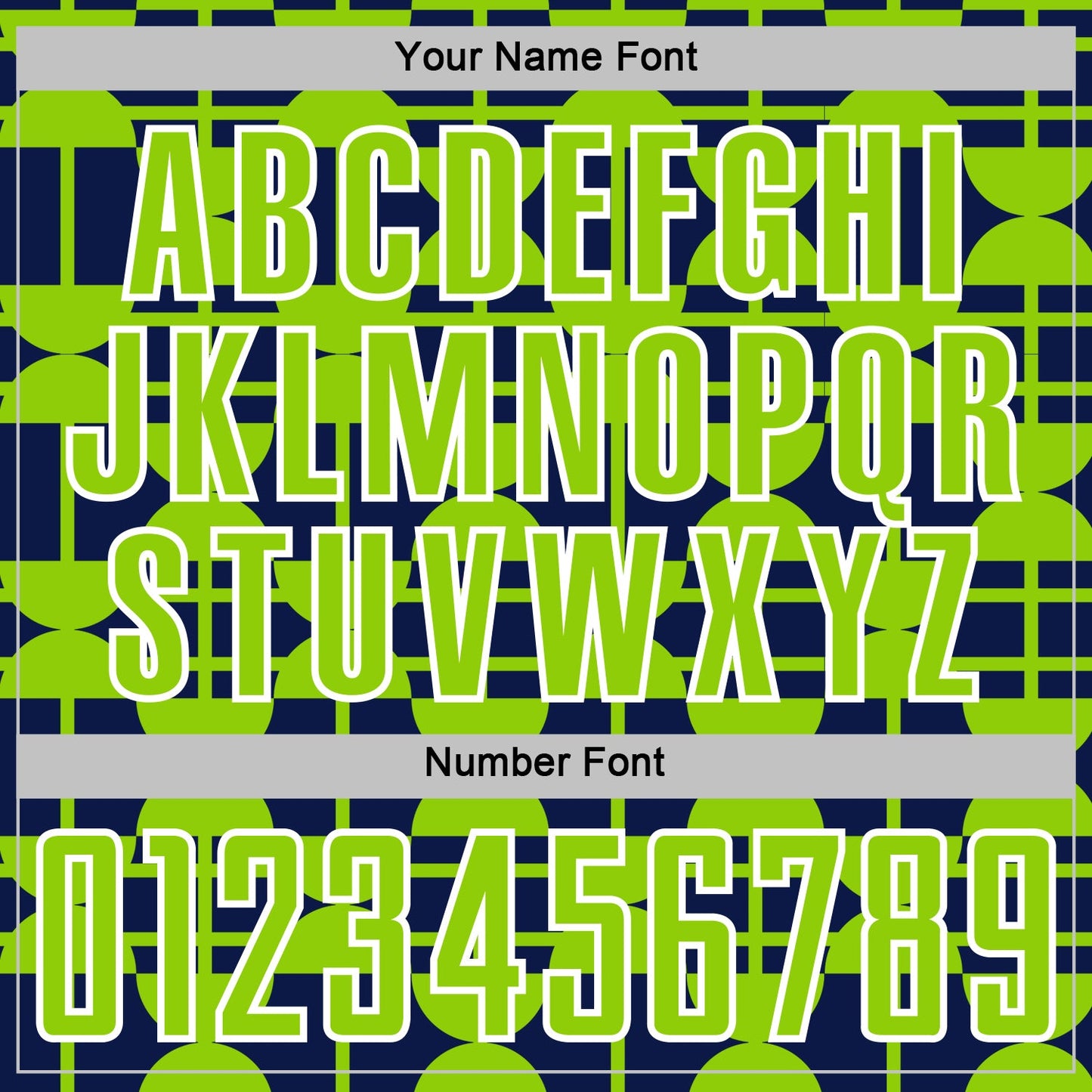 Custom Navy Neon Green-White Geometric Shapes Sports Sublimation Soccer Uniform Jersey view 6