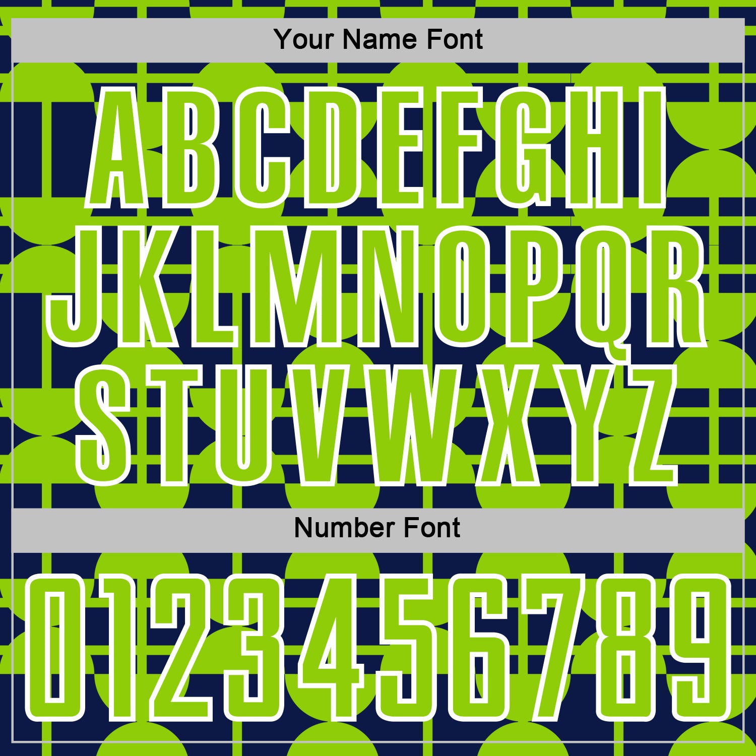 Custom Navy Neon Green-White Geometric Shapes Sports Sublimation Soccer Uniform Jersey view 6