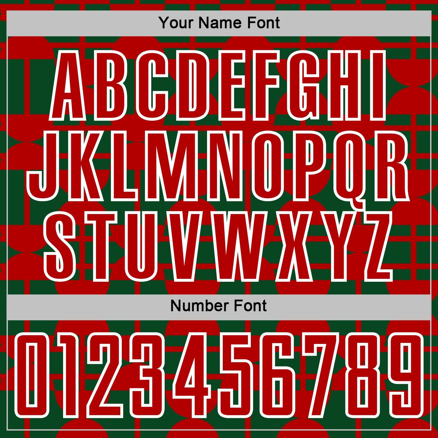 Custom Green Red-White Geometric Shapes Sports Sublimation Soccer Uniform Jersey view 6