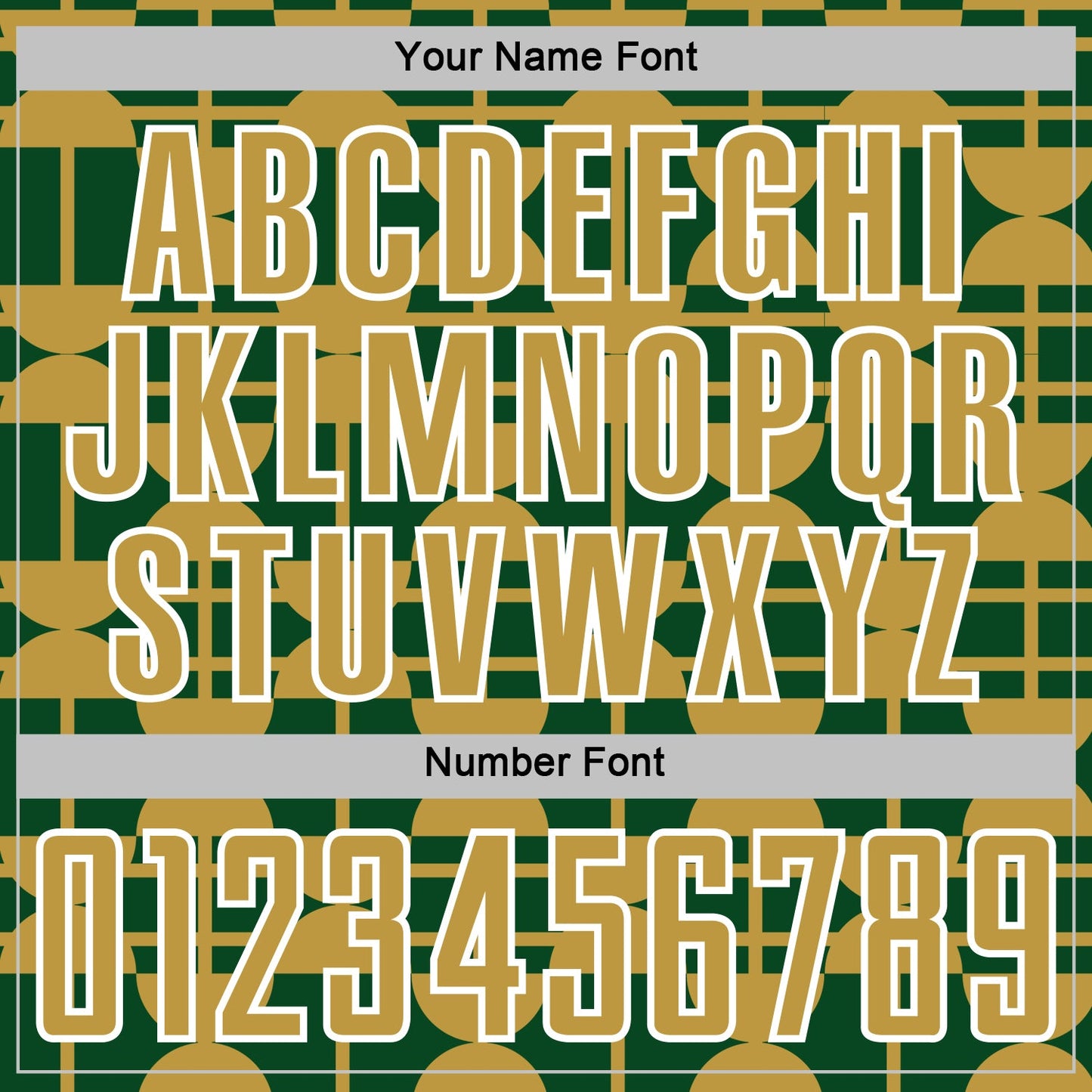 Custom Green Old Gold-White Geometric Shapes Sports Sublimation Soccer Uniform Jersey view 6