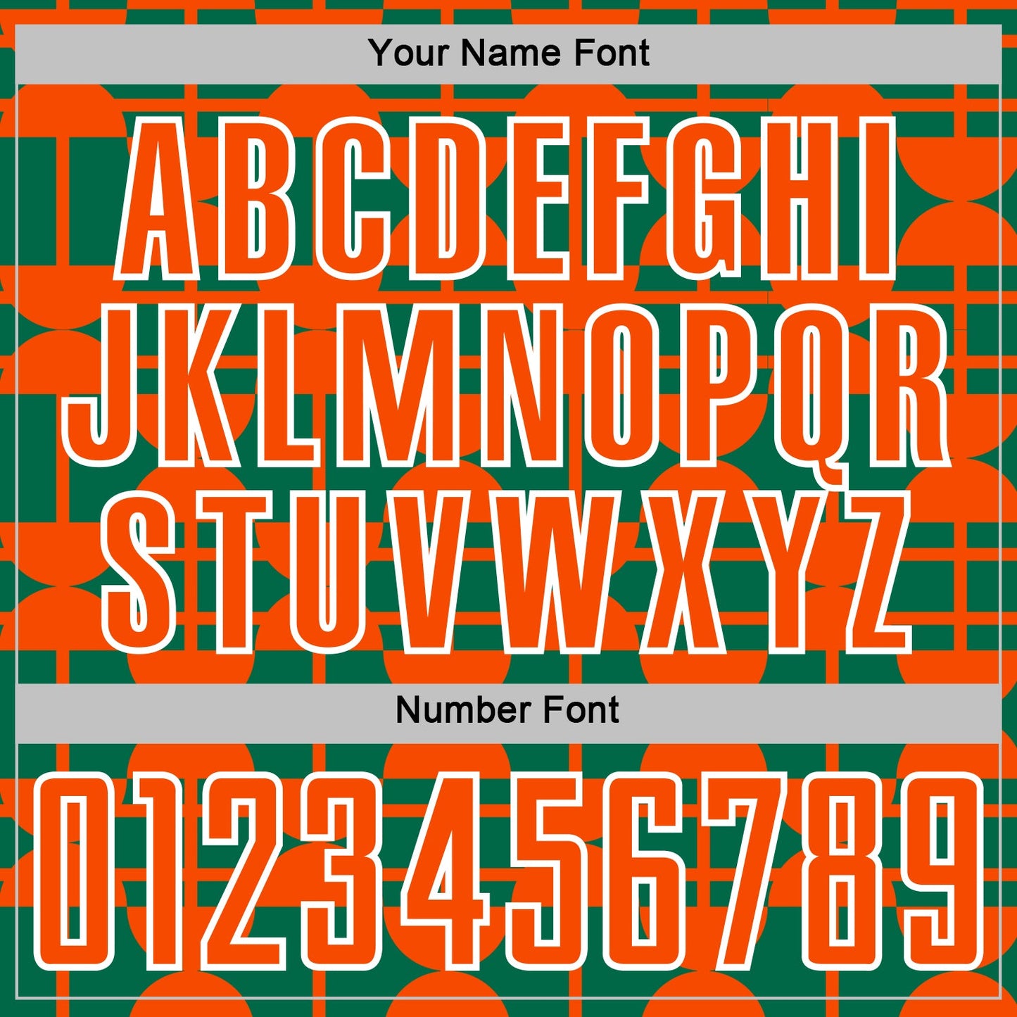 Custom Kelly Green Orange-White Geometric Shapes Sports Sublimation Soccer Uniform Jersey view 6
