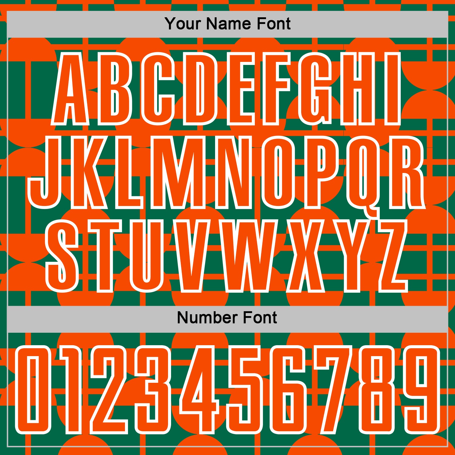 Custom Kelly Green Orange-White Geometric Shapes Sports Sublimation Soccer Uniform Jersey view 6