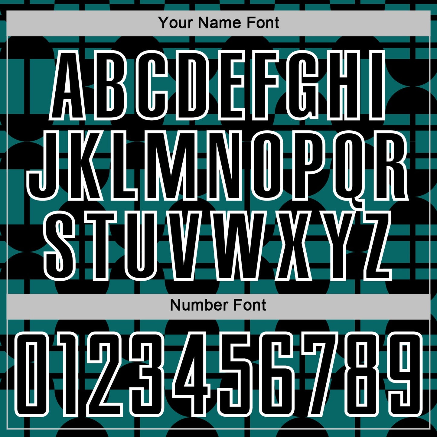 Custom Teal Black-White Geometric Shapes Sports Sublimation Soccer Uniform Jersey view 6