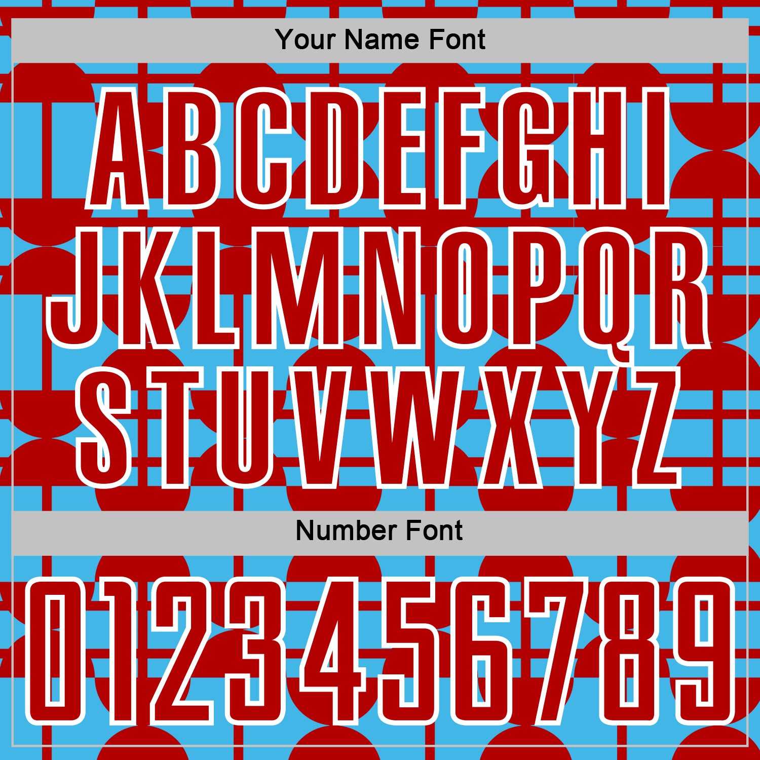 Custom Sky Blue Red-White Geometric Shapes Sports Sublimation Soccer Uniform Jersey view 6