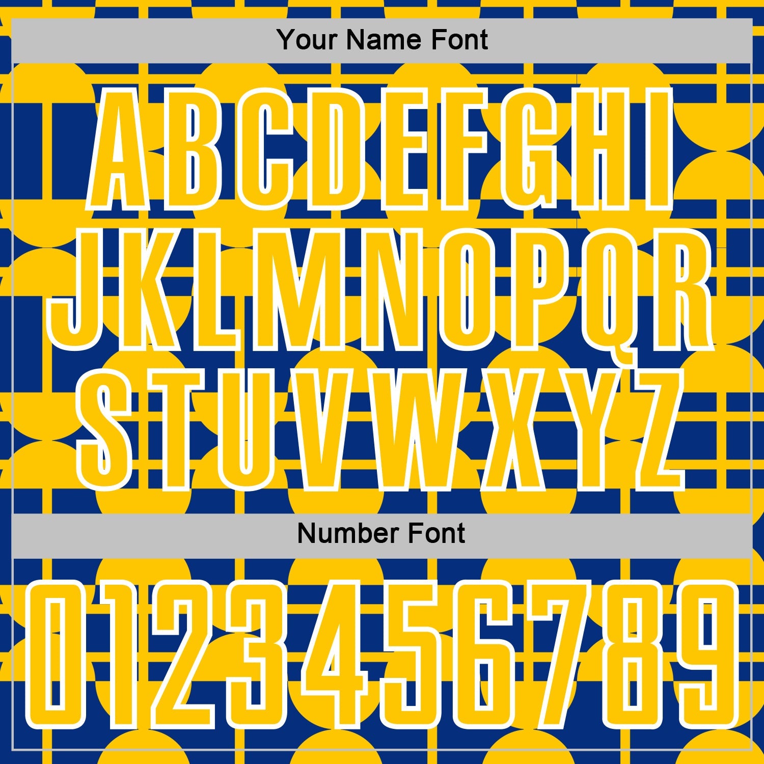 Custom Royal Yellow-White Geometric Shapes Sports Sublimation Soccer Uniform Jersey view 6