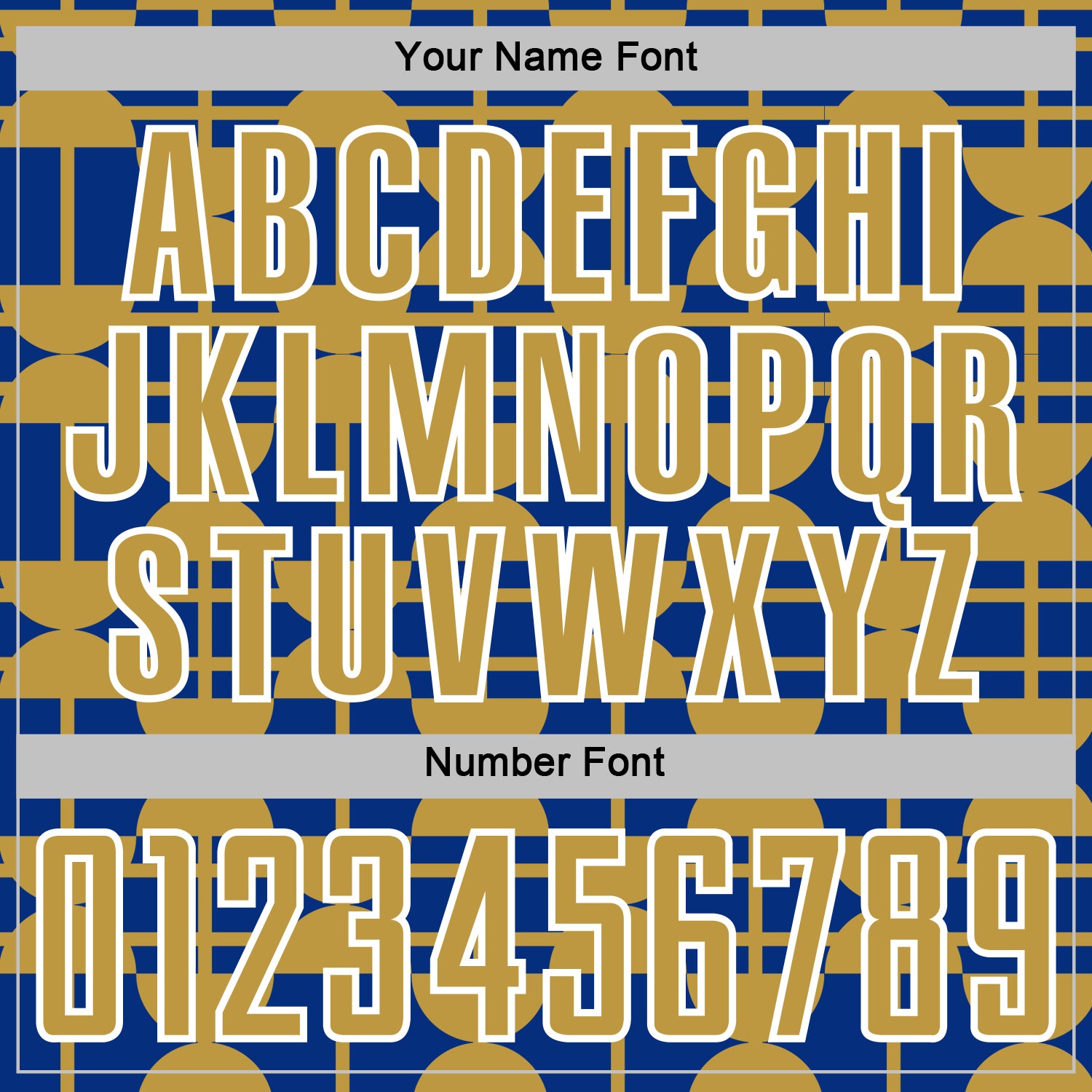 Custom Royal Old Gold-White Geometric Shapes Sports Sublimation Soccer Uniform Jersey view 6