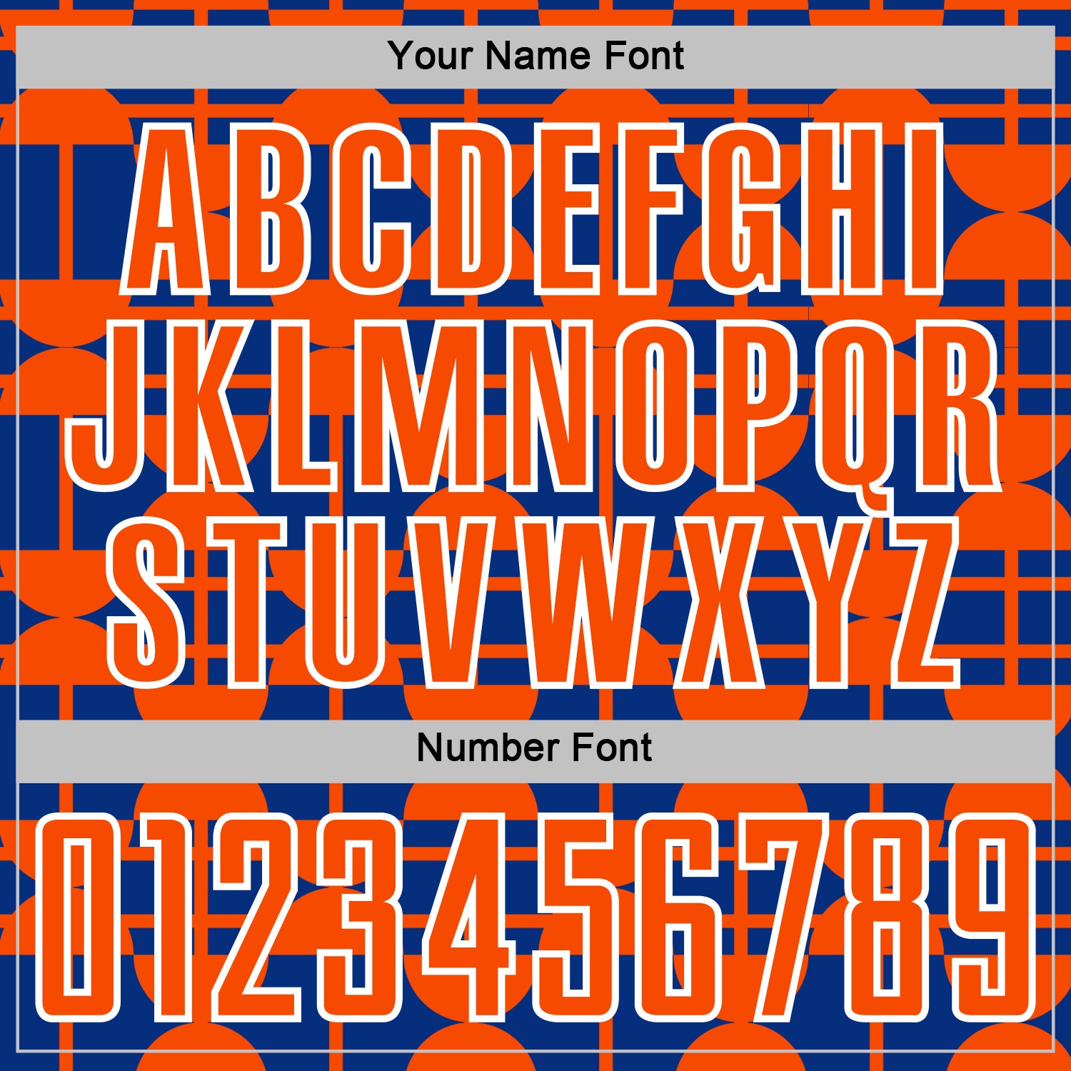 Custom Royal Orange-White Geometric Shapes Sports Sublimation Soccer Uniform Jersey view 6