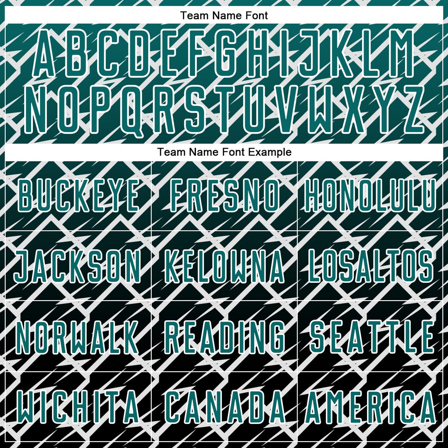 Custom Teal Black-White Lightning Sports Sublimation Soccer Uniform Jersey view 5