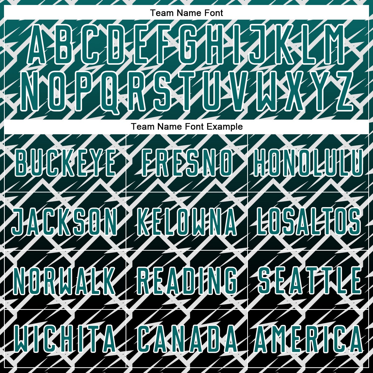 Custom Teal Black-White Lightning Sports Sublimation Soccer Uniform Jersey view 5