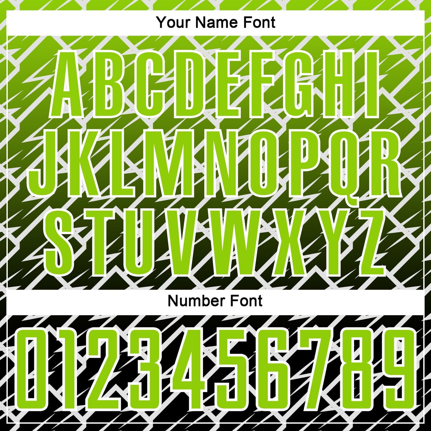 Custom Neon Green Black-White Lightning Sports Sublimation Soccer Uniform Jersey view 6