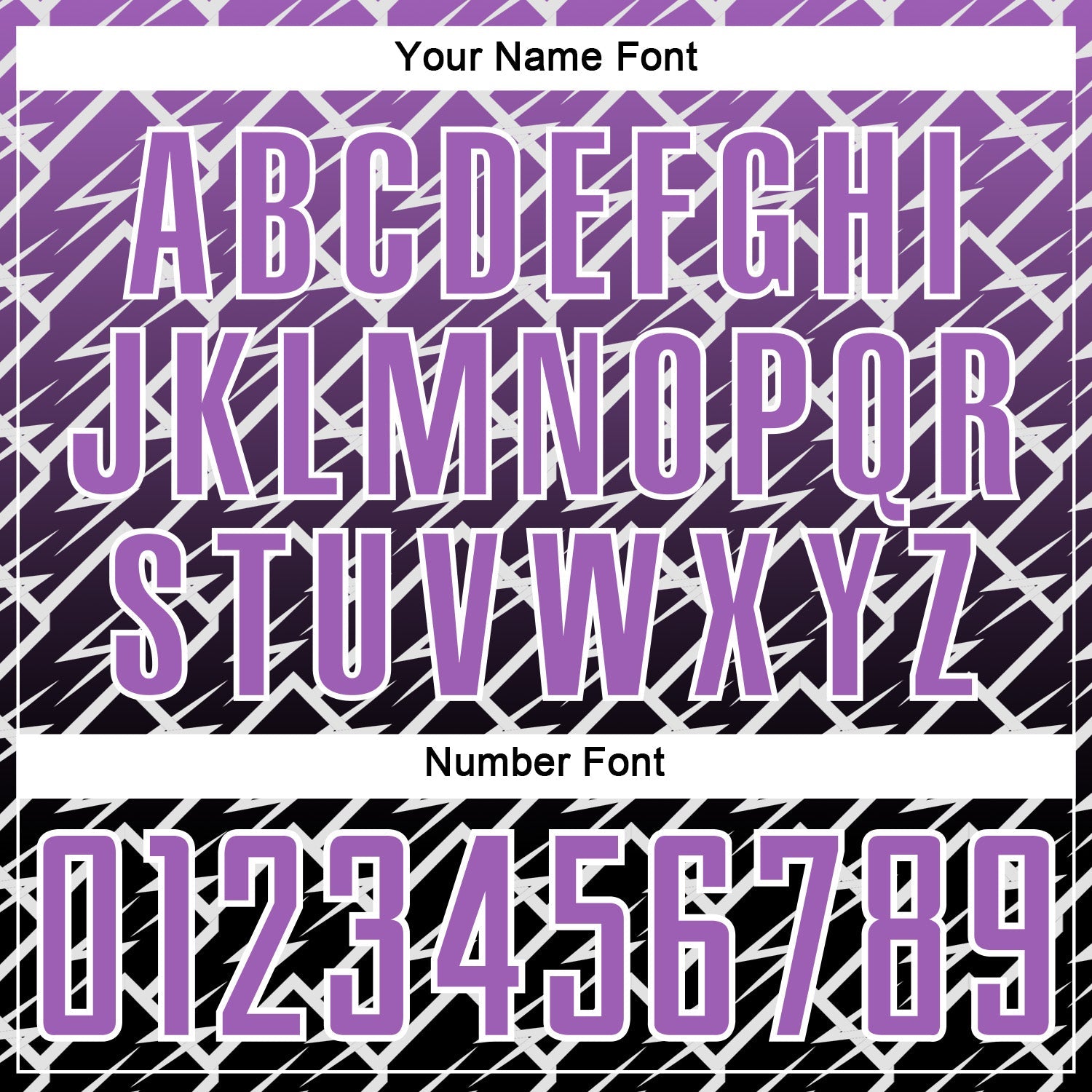 Custom Medium Purple Black-White Lightning Sports Sublimation Soccer Uniform Jersey view 6