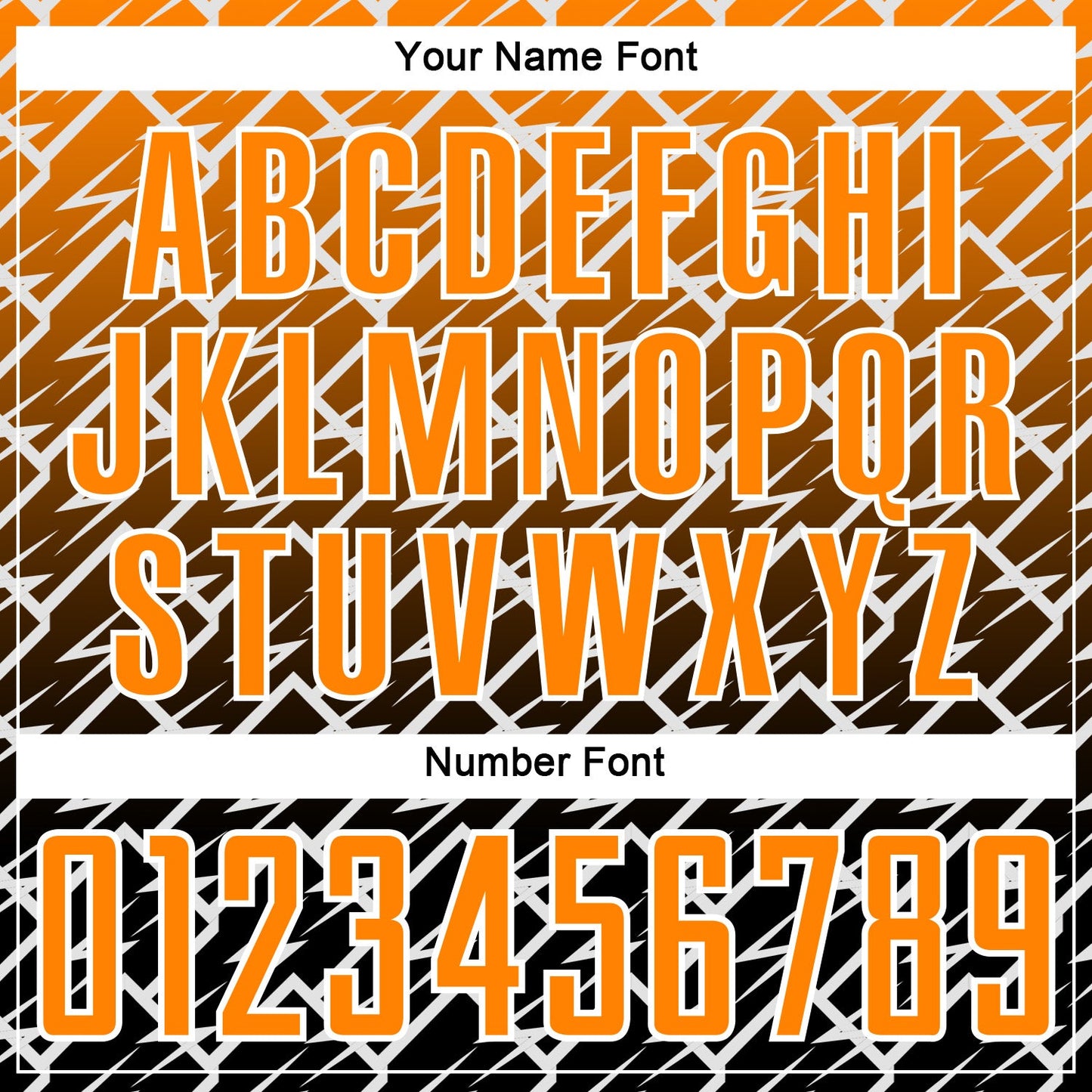 Custom Bay Orange Black-White Lightning Sports Sublimation Soccer Uniform Jersey view 6