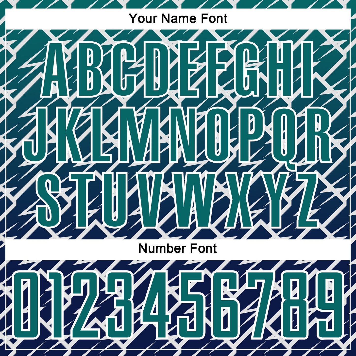 Custom Teal Navy-White Lightning Sports Sublimation Soccer Uniform Jersey view 6