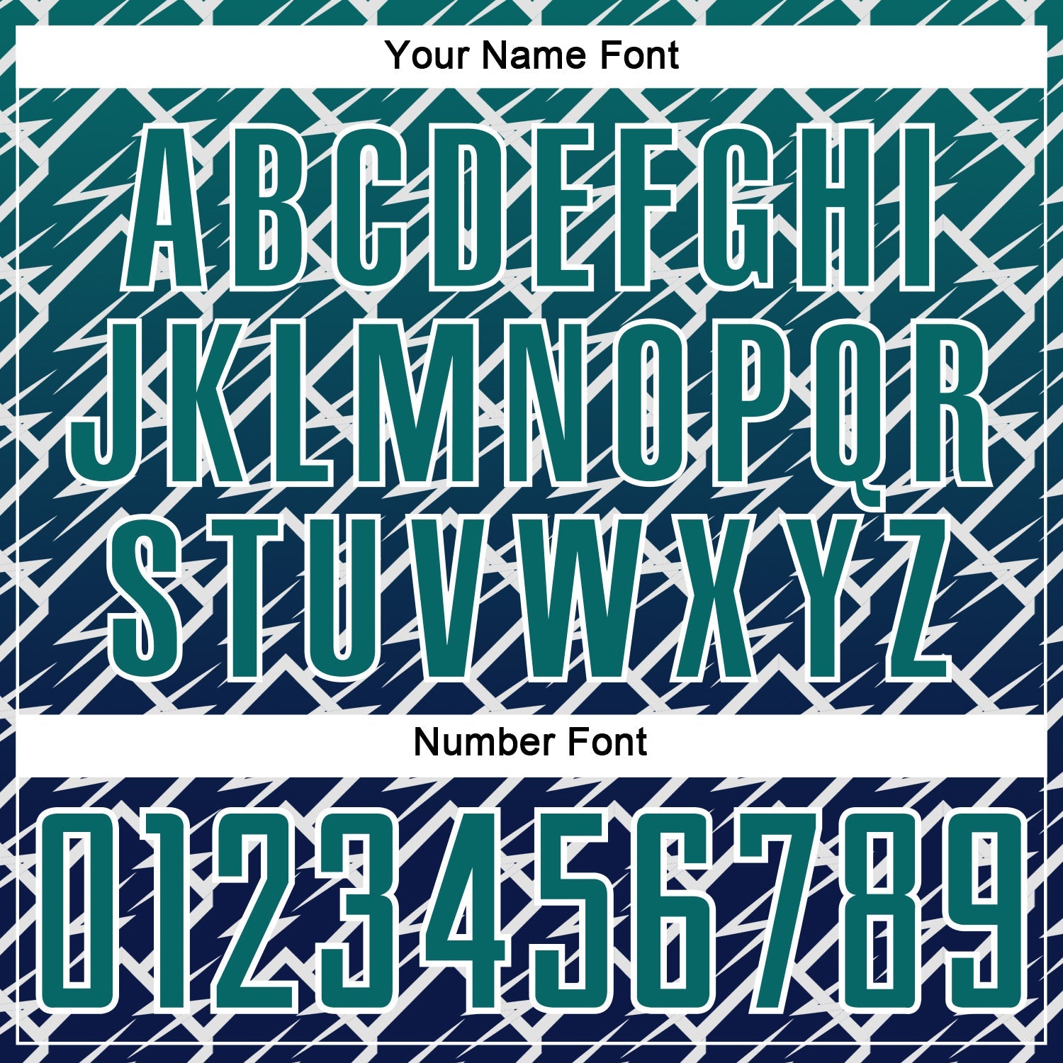 Custom Teal Navy-White Lightning Sports Sublimation Soccer Uniform Jersey view 6