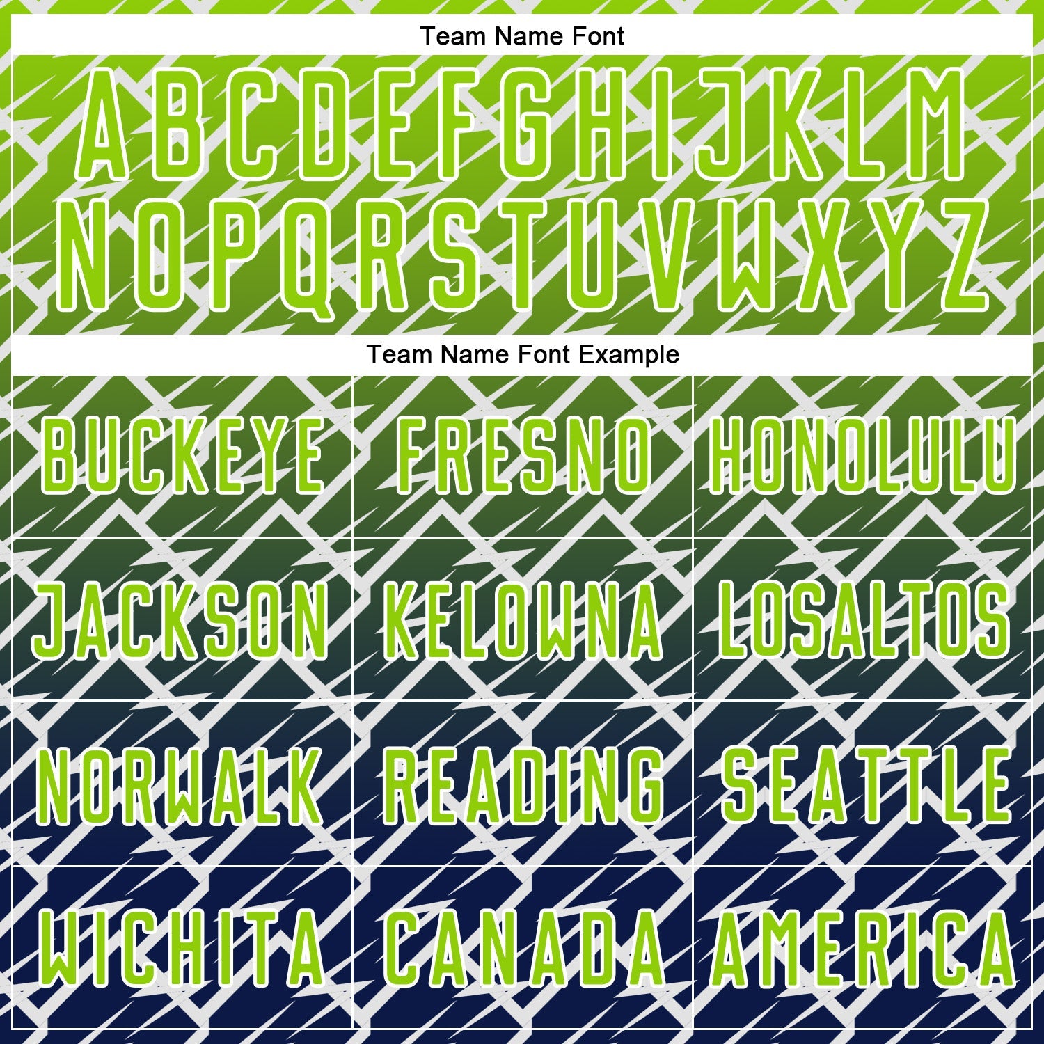Custom Neon Green Navy-White Lightning Sports Sublimation Soccer Uniform Jersey view 5