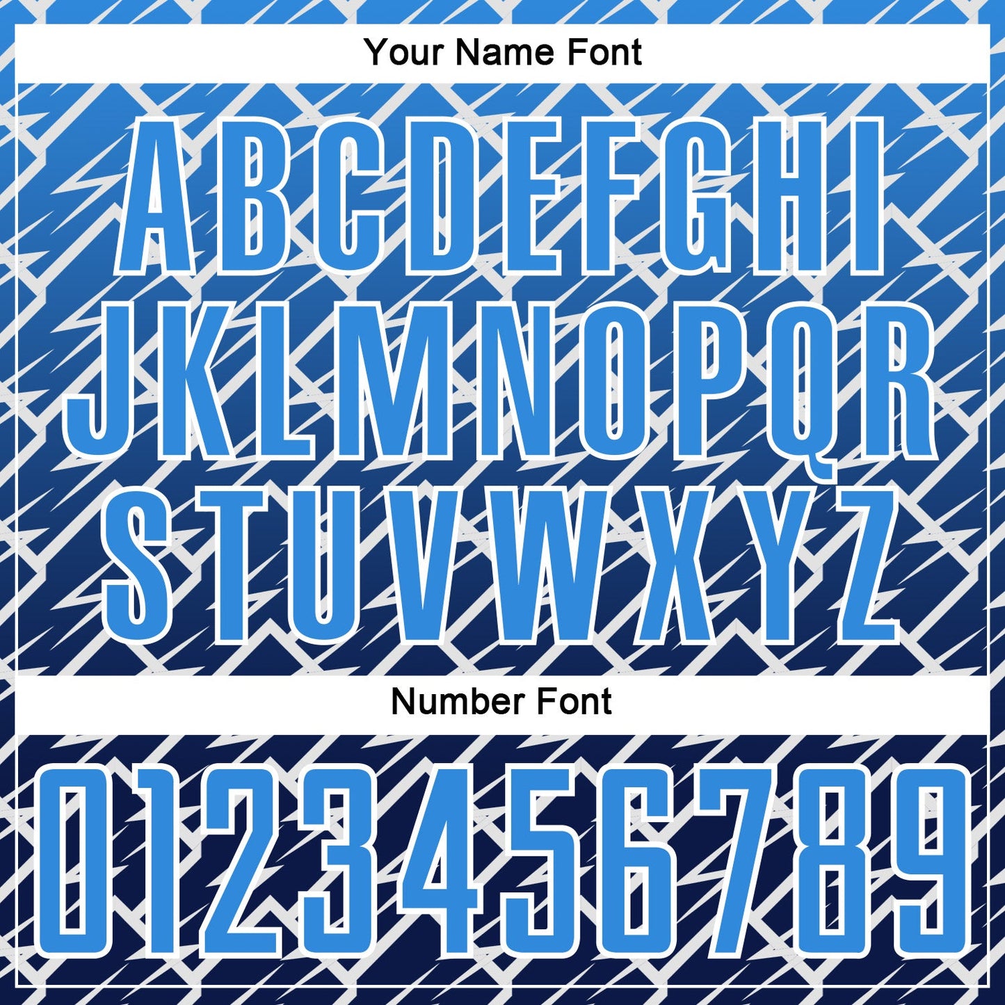 Custom Powder Blue Navy-White Lightning Sports Sublimation Soccer Uniform Jersey view 6
