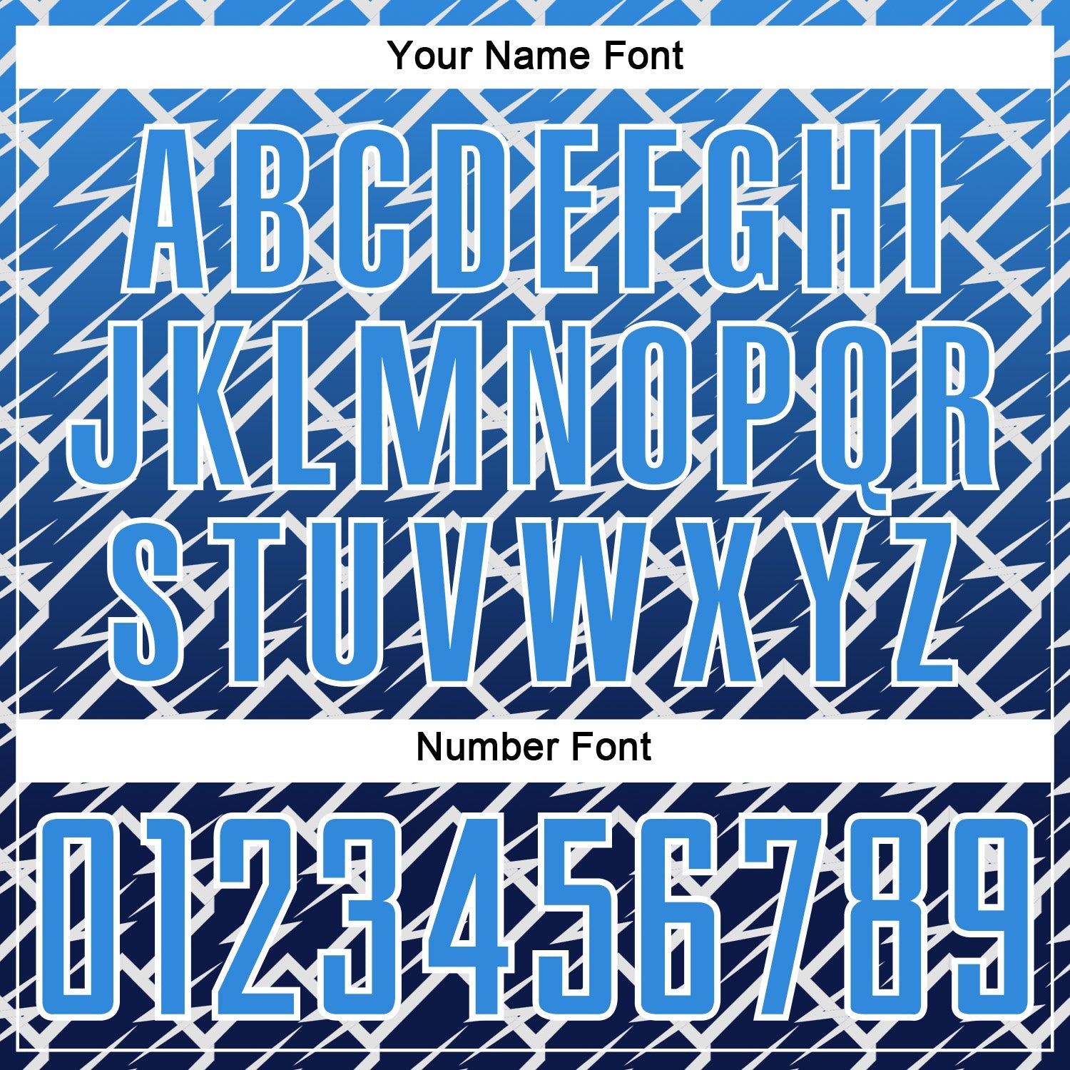 Custom Powder Blue Navy-White Lightning Sports Sublimation Soccer Uniform Jersey view 6