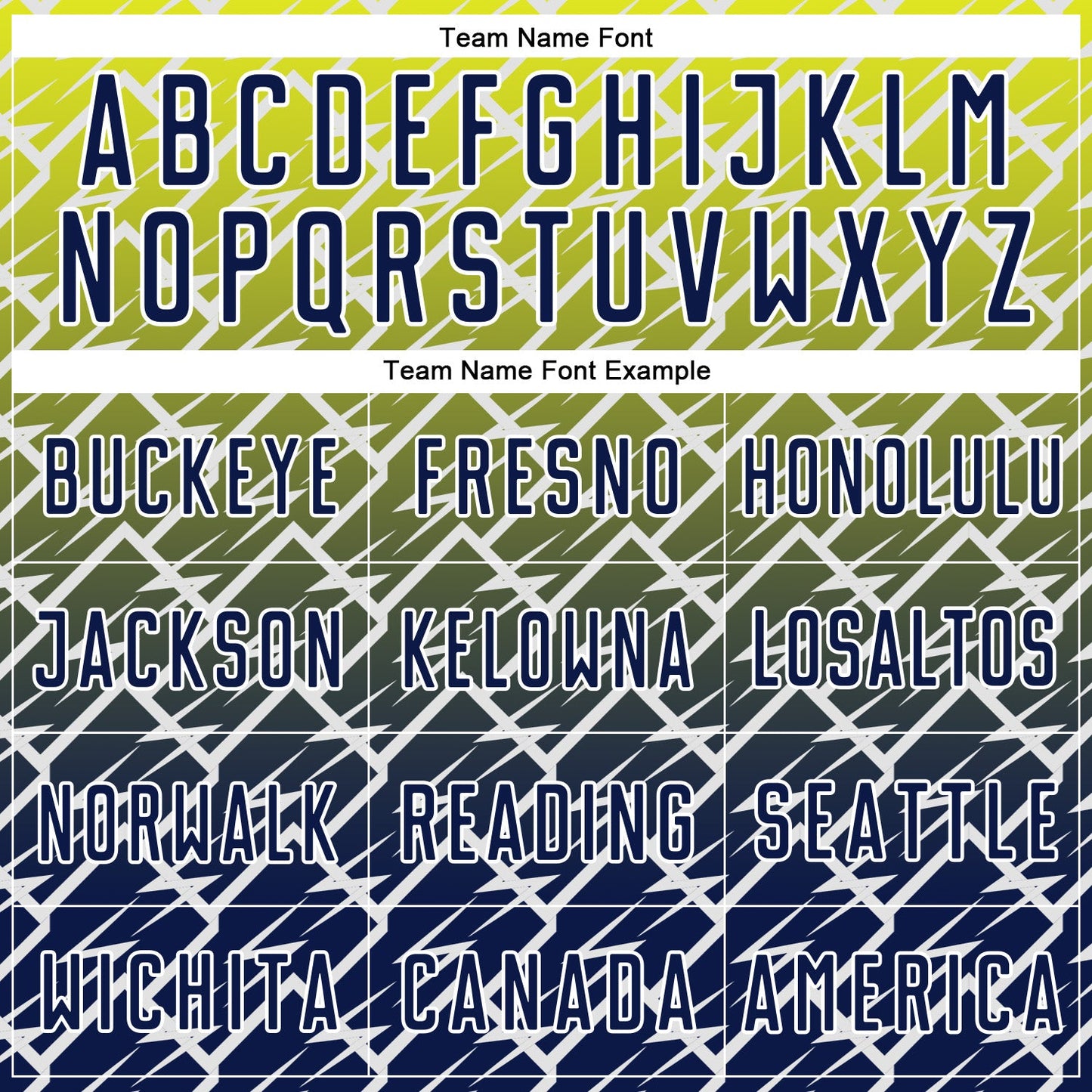 Custom Neon Yellow Navy-White Lightning Sports Sublimation Soccer Uniform Jersey view 5