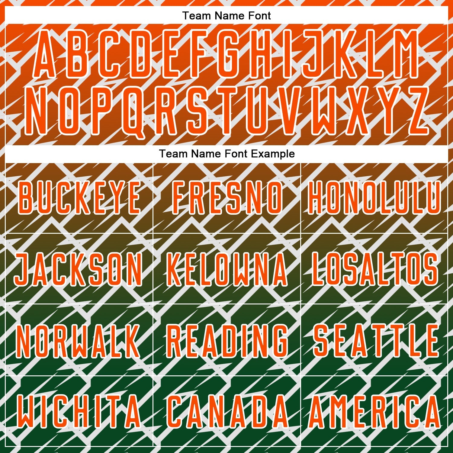 Custom Orange Green-White Lightning Sports Sublimation Soccer Uniform Jersey view 5
