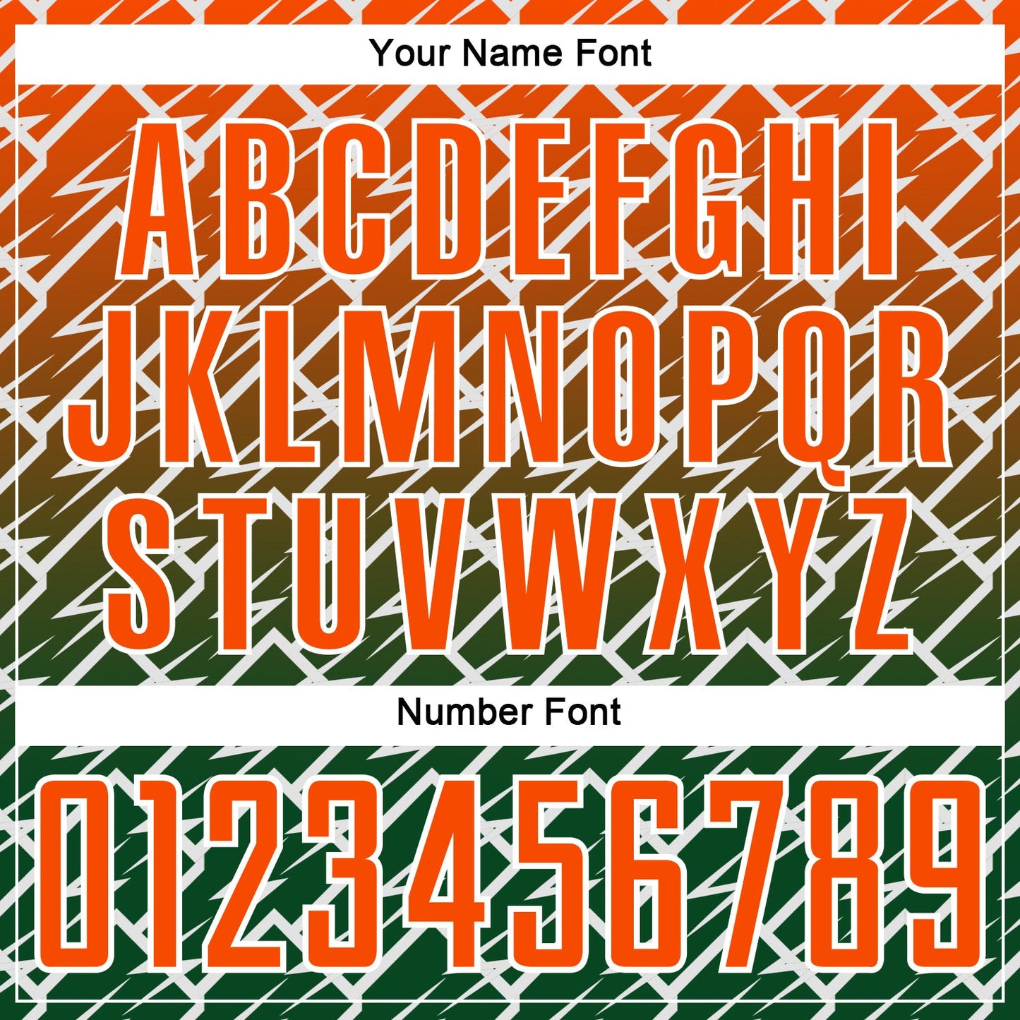 Custom Orange Green-White Lightning Sports Sublimation Soccer Uniform Jersey view 6
