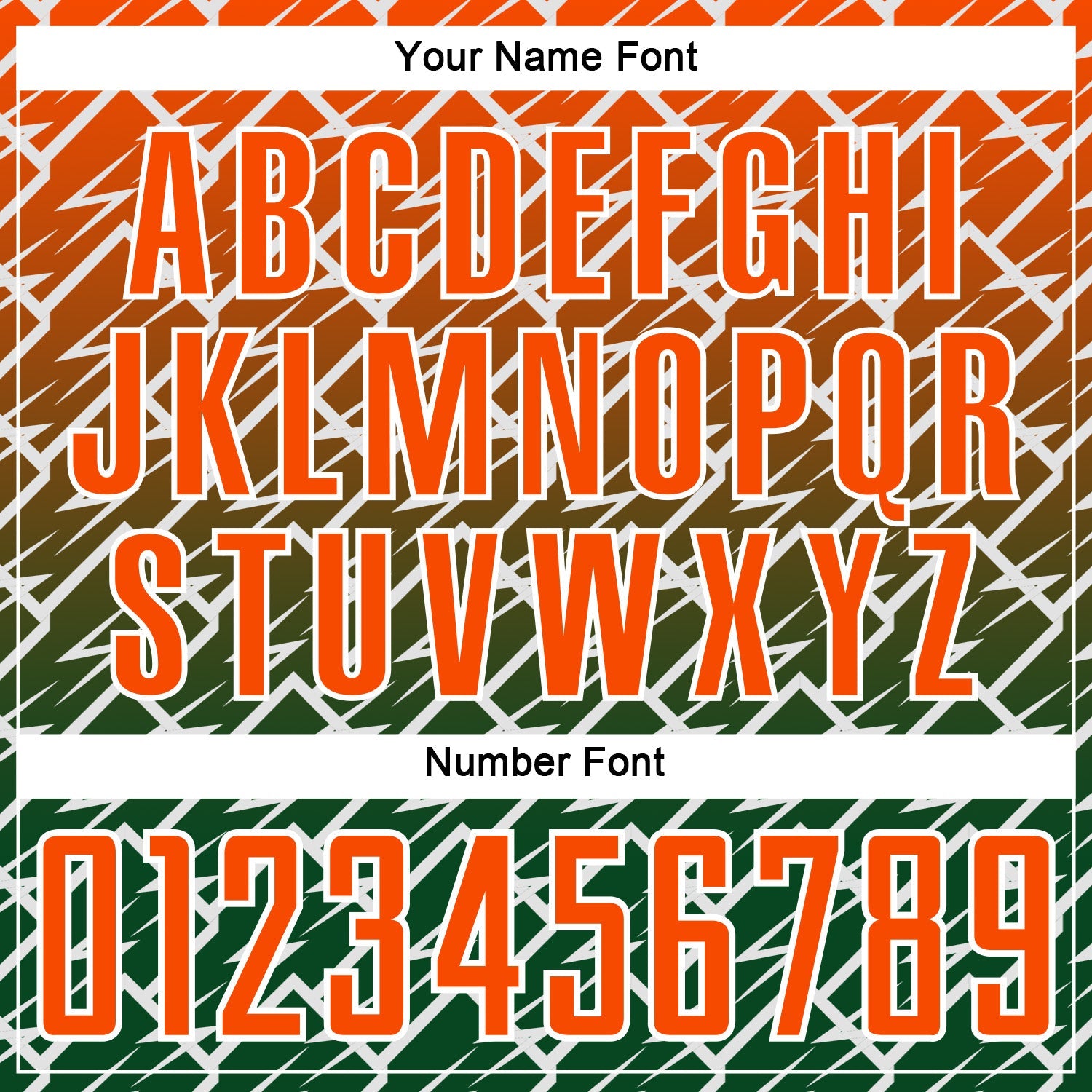 Custom Orange Green-White Lightning Sports Sublimation Soccer Uniform Jersey view 6