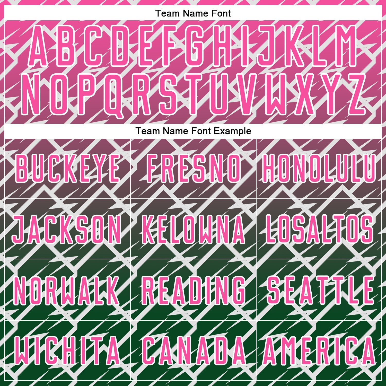 Custom Pink Green-White Lightning Sports Sublimation Soccer Uniform Jersey view 5