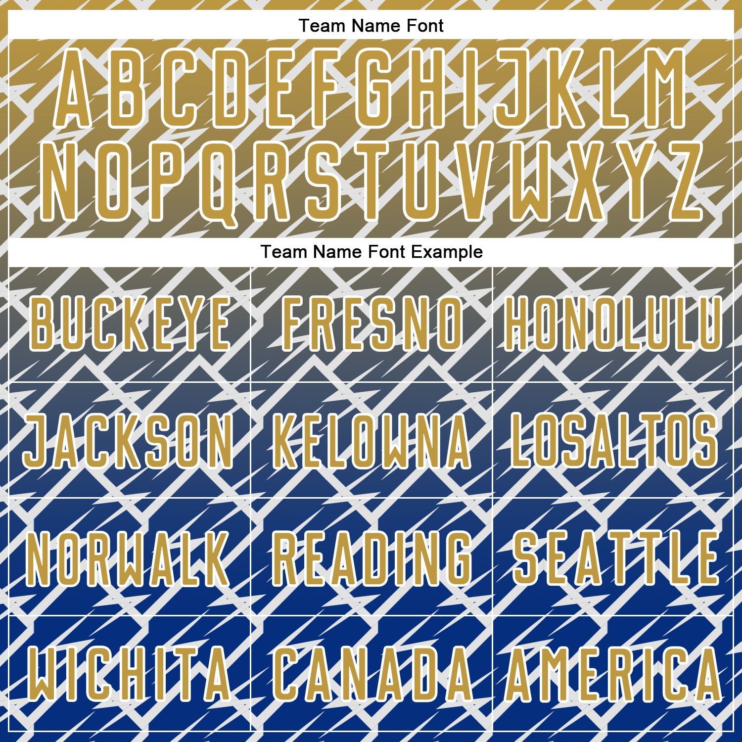 Custom Old Gold Royal-White Lightning Sports Sublimation Soccer Uniform Jersey view 5