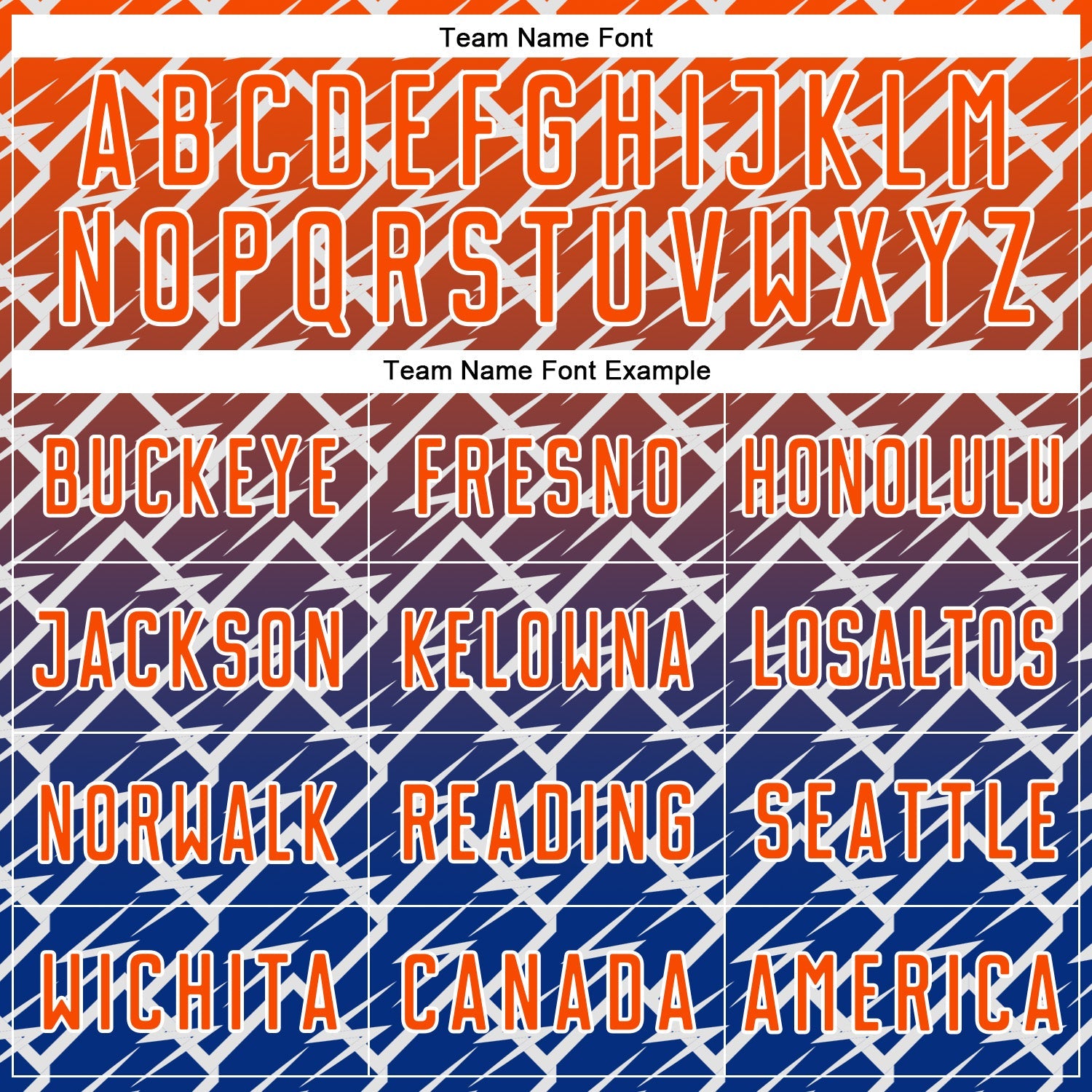Custom Orange Royal-White Lightning Sports Sublimation Soccer Uniform Jersey view 5