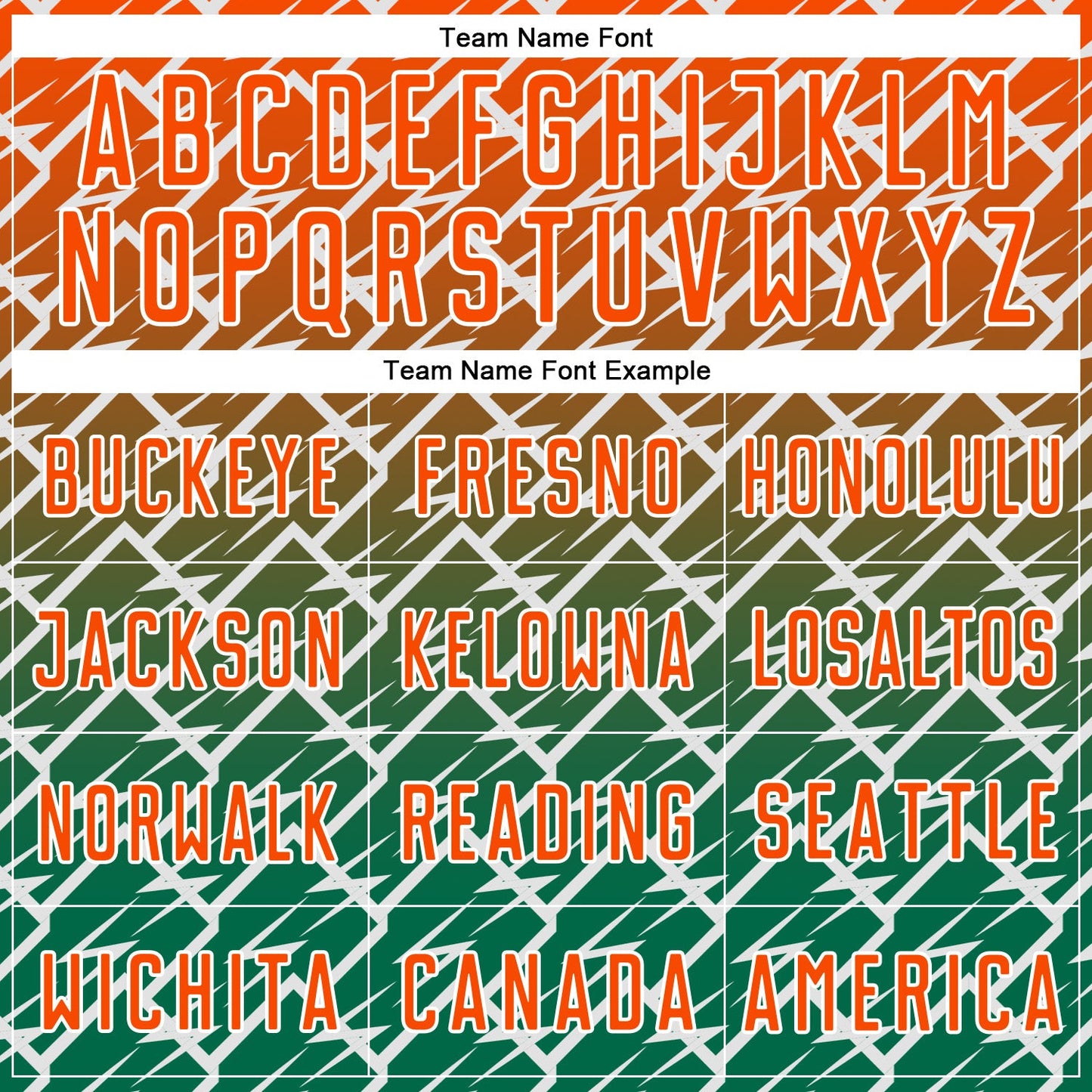 Custom Orange Kelly Green-White Lightning Sports Sublimation Soccer Uniform Jersey view 5