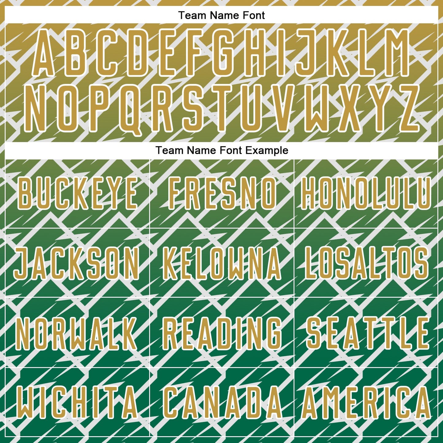 Custom Old Gold Kelly Green-White Lightning Sports Sublimation Soccer Uniform Jersey view 5