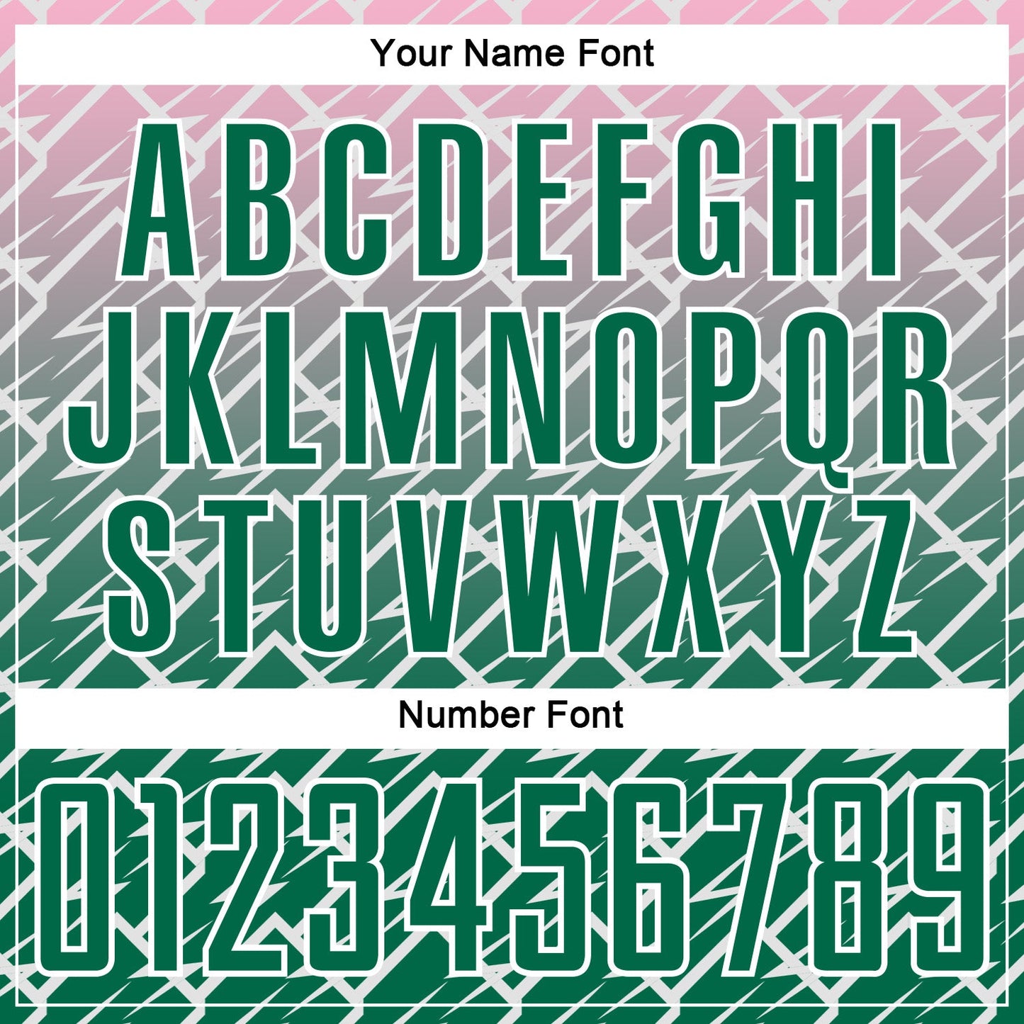 Custom Light Pink Kelly Green-White Lightning Sports Sublimation Soccer Uniform Jersey view 6