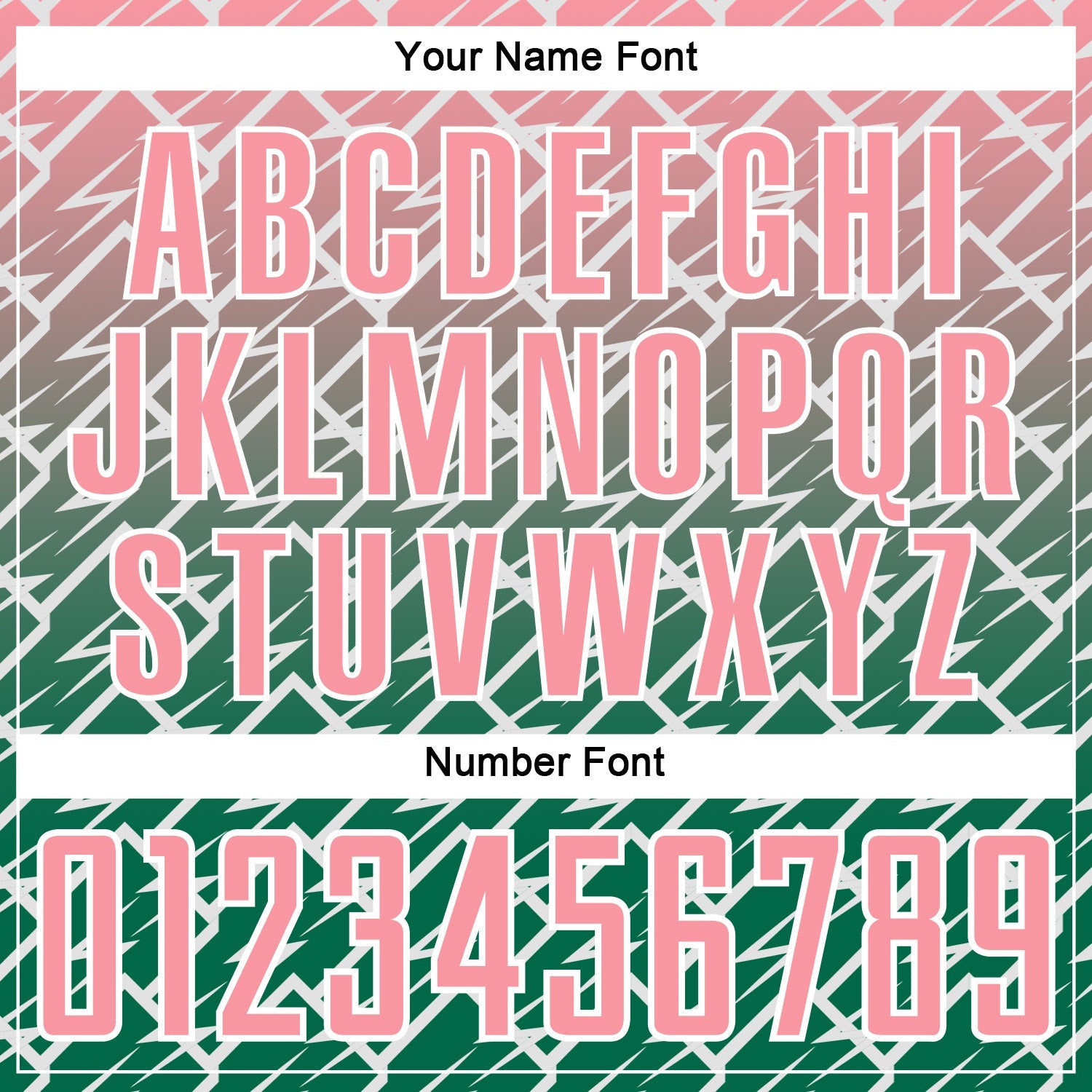 Custom Medium Pink Kelly Green-White Lightning Sports Sublimation Soccer Uniform Jersey view 6