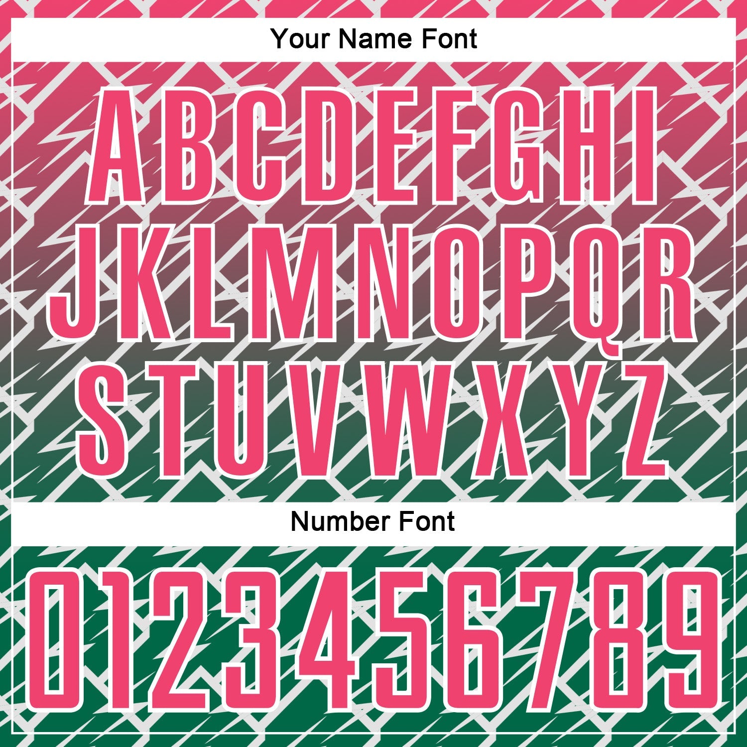 Custom Neon Pink Kelly Green-White Lightning Sports Sublimation Soccer Uniform Jersey view 6