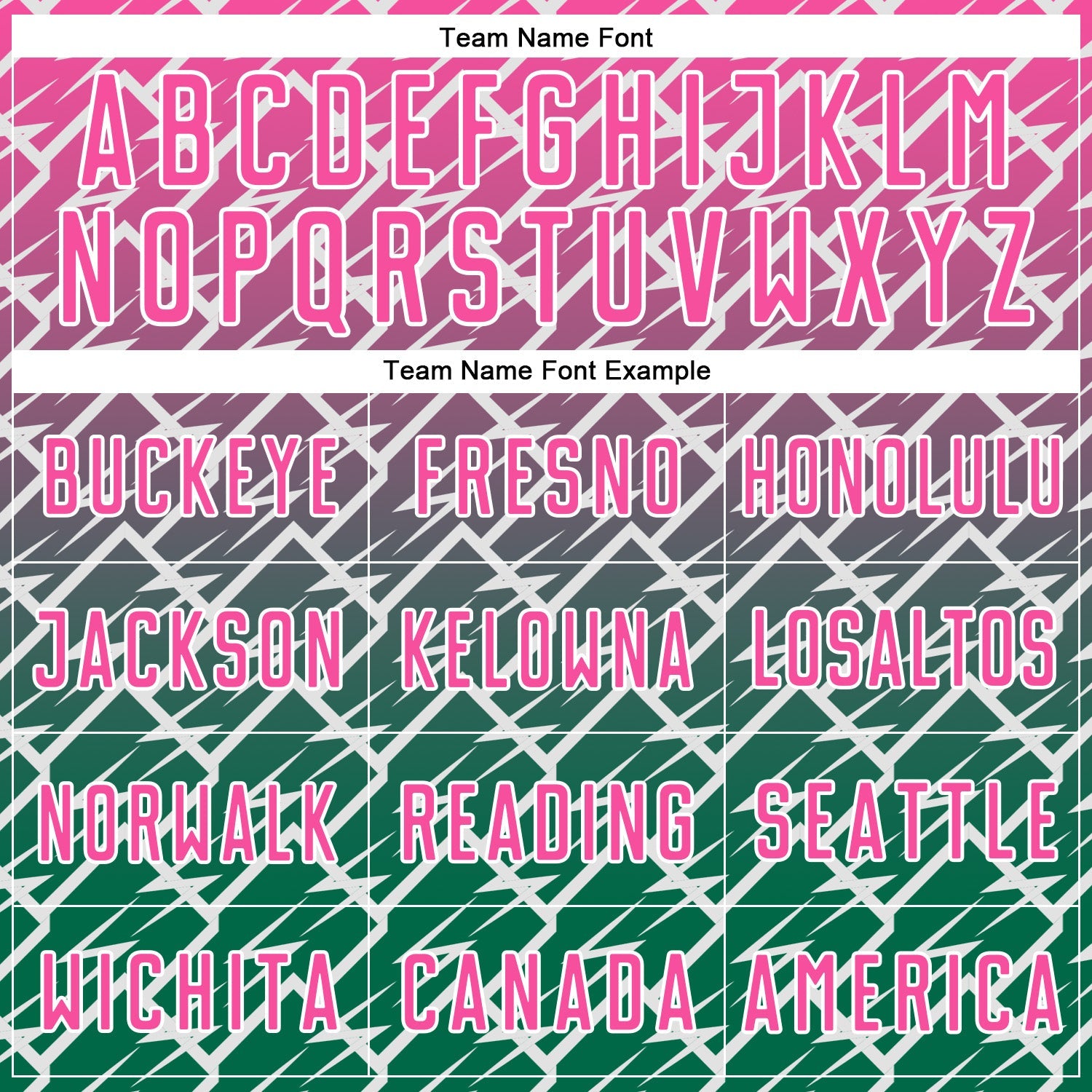 Custom Pink Kelly Green-White Lightning Sports Sublimation Soccer Uniform Jersey view 5