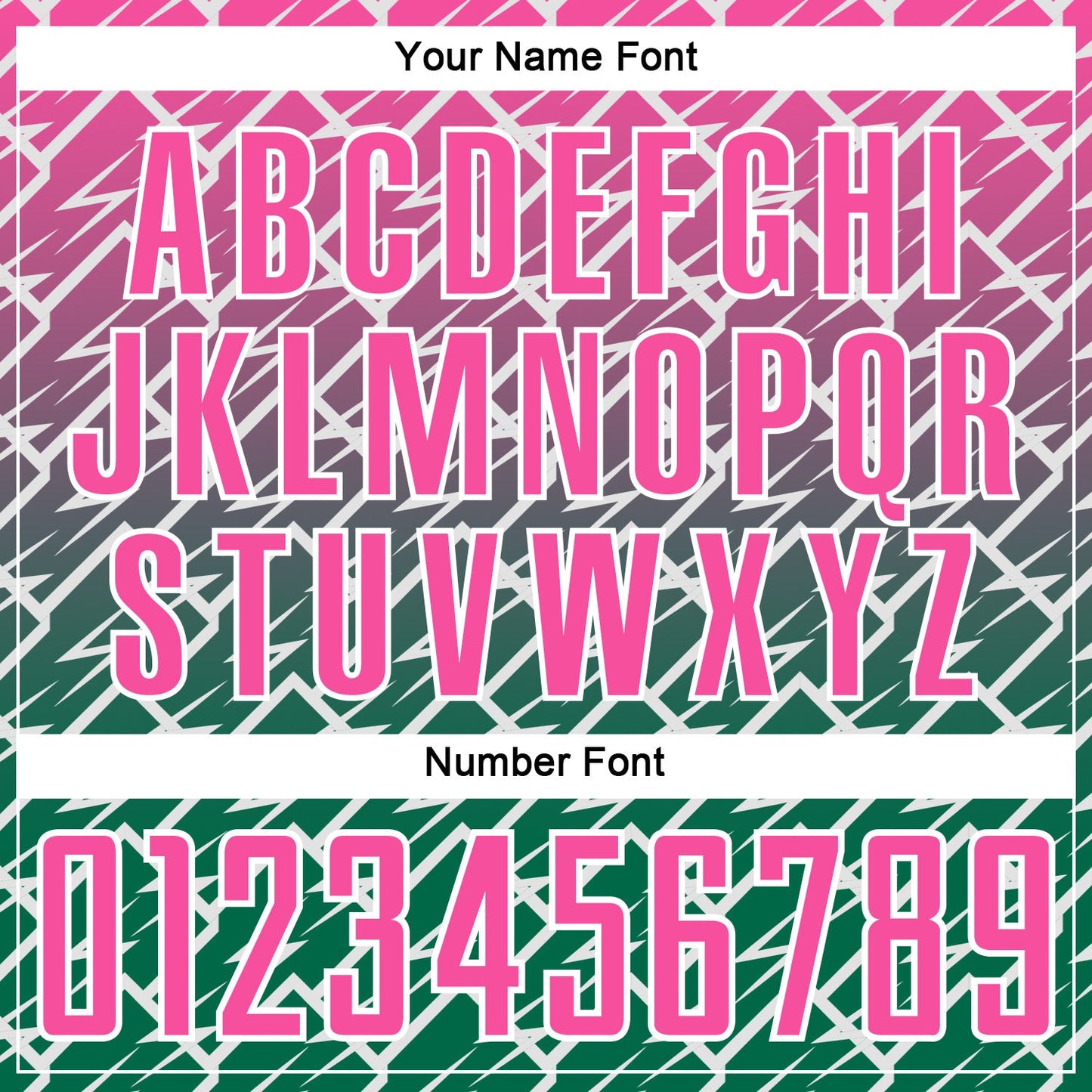 Custom Pink Kelly Green-White Lightning Sports Sublimation Soccer Uniform Jersey view 6
