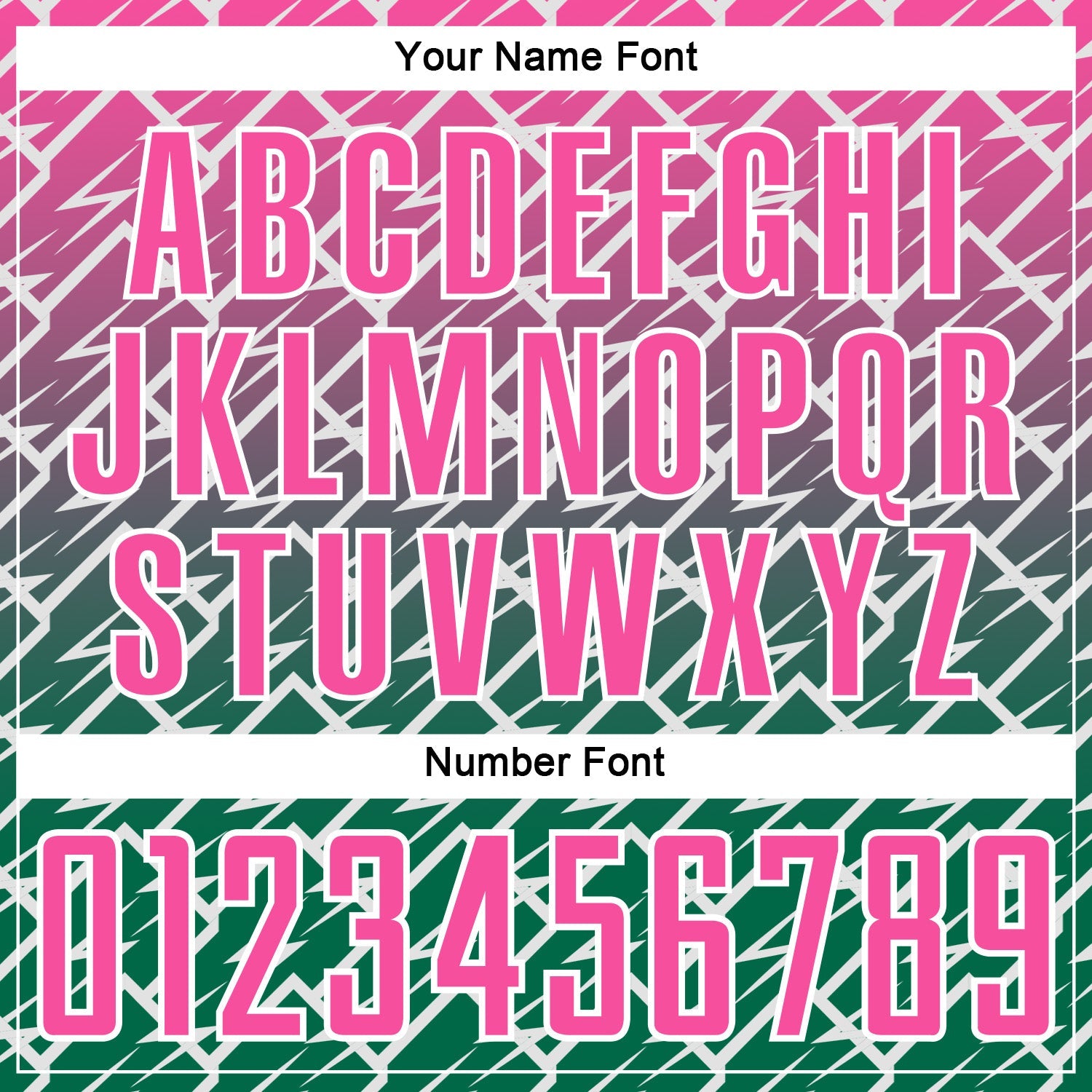 Custom Pink Kelly Green-White Lightning Sports Sublimation Soccer Uniform Jersey view 6