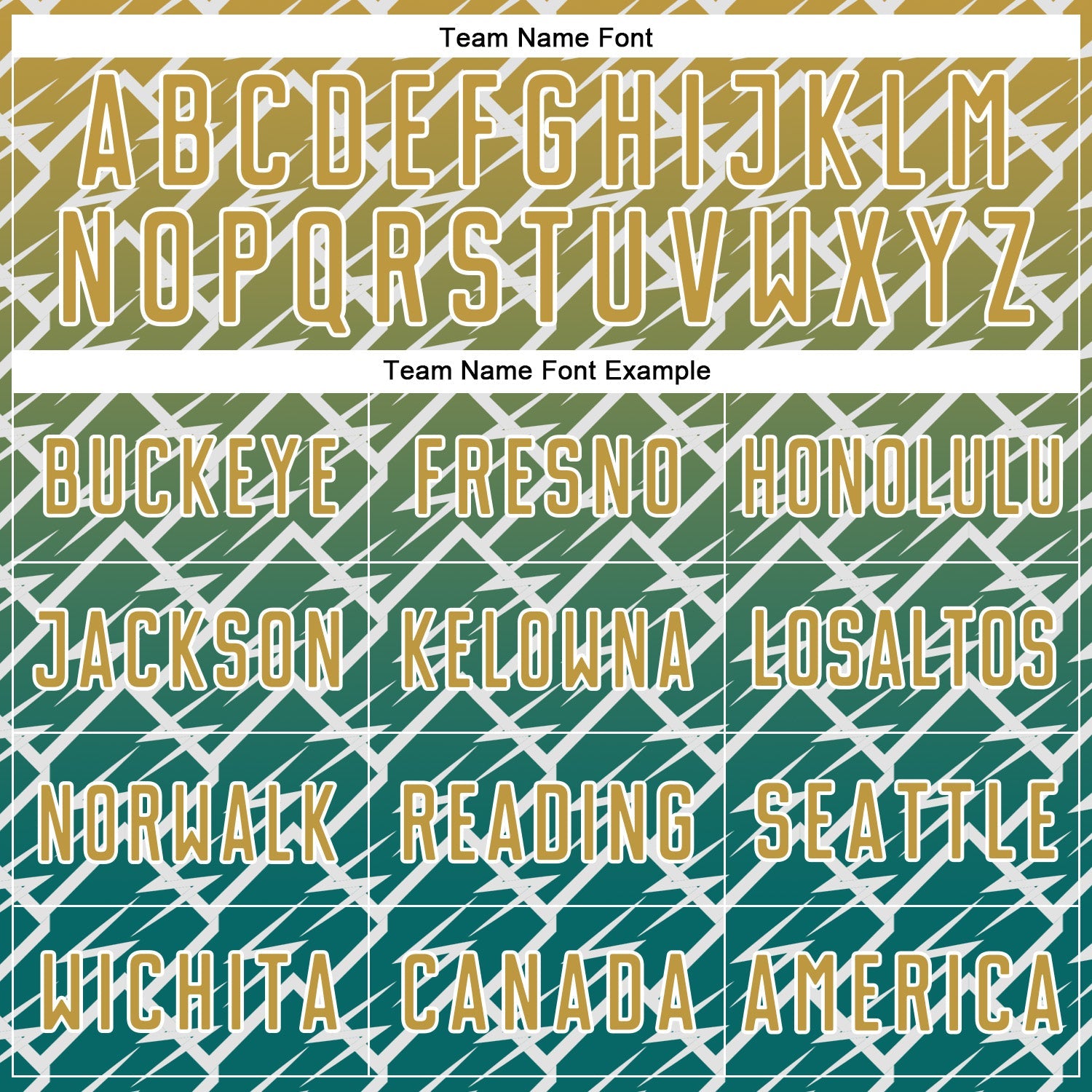 Custom Old Gold Teal-White Lightning Sports Sublimation Soccer Uniform Jersey view 5