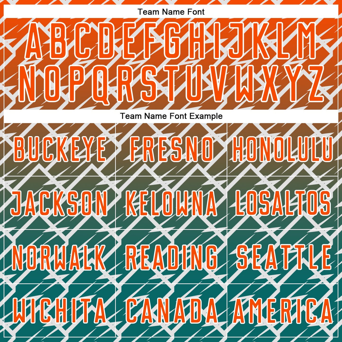 Custom Orange Teal-White Lightning Sports Sublimation Soccer Uniform Jersey view 5