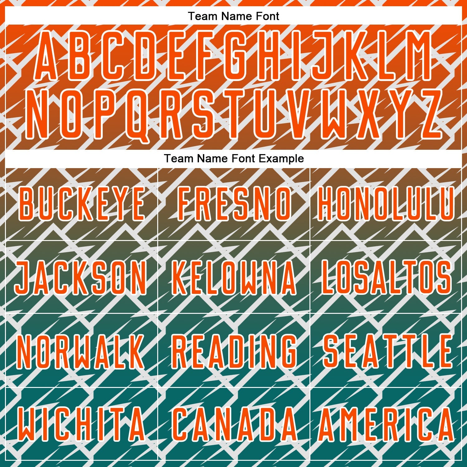 Custom Orange Teal-White Lightning Sports Sublimation Soccer Uniform Jersey view 5