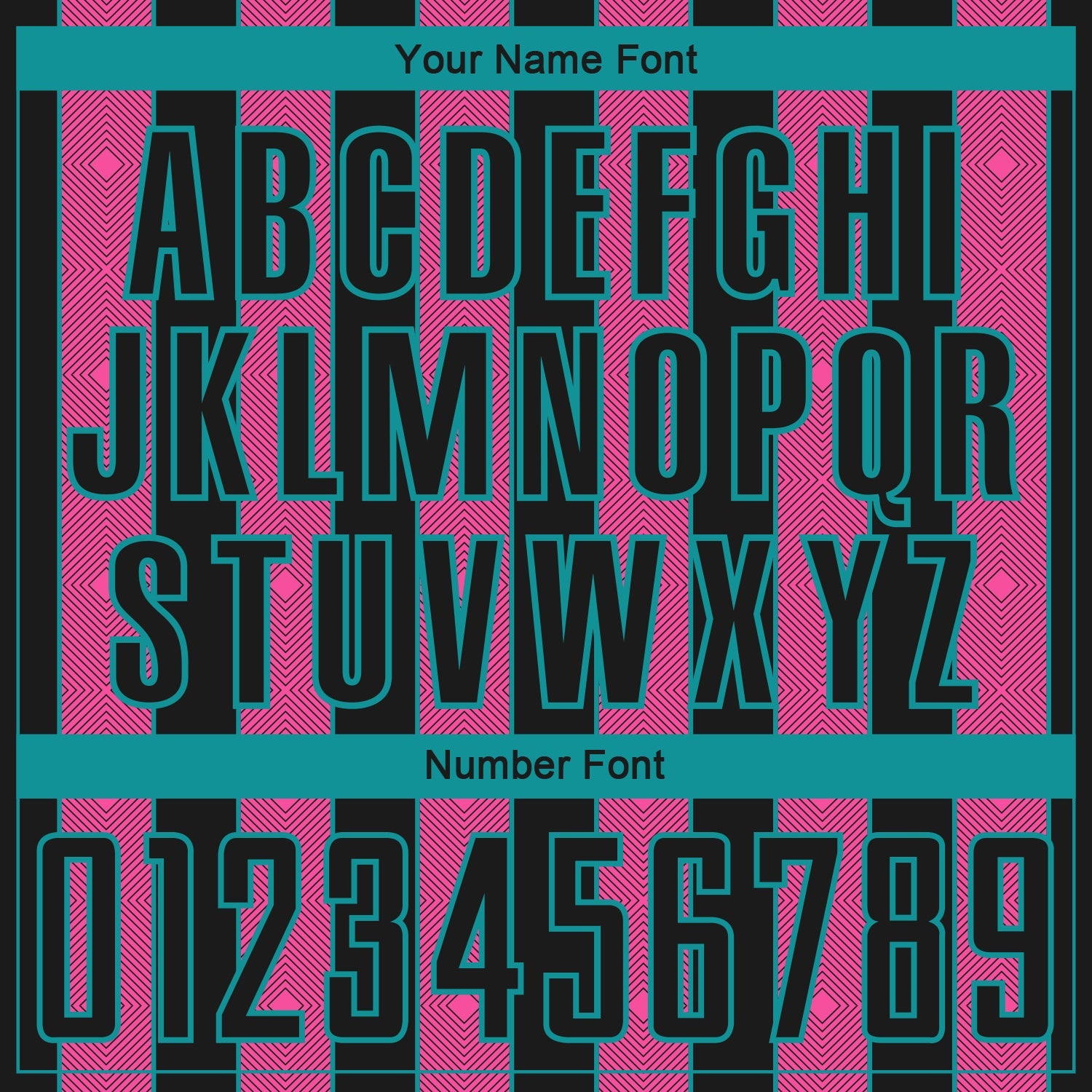 Custom Black Pink-Teal Pinstripe Line Sports Sublimation Soccer Uniform Jersey view 6