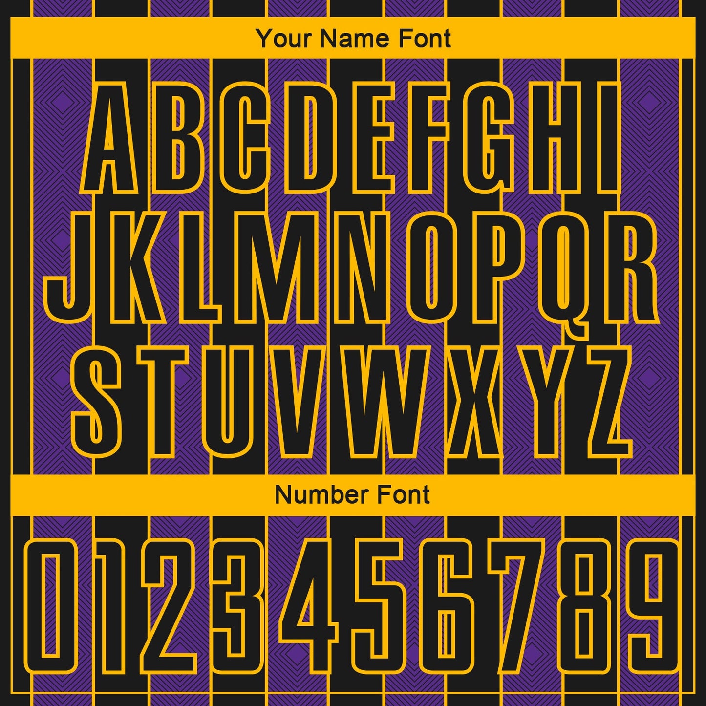 Custom Black Purple-Gold Pinstripe Line Sports Sublimation Soccer Uniform Jersey view 6