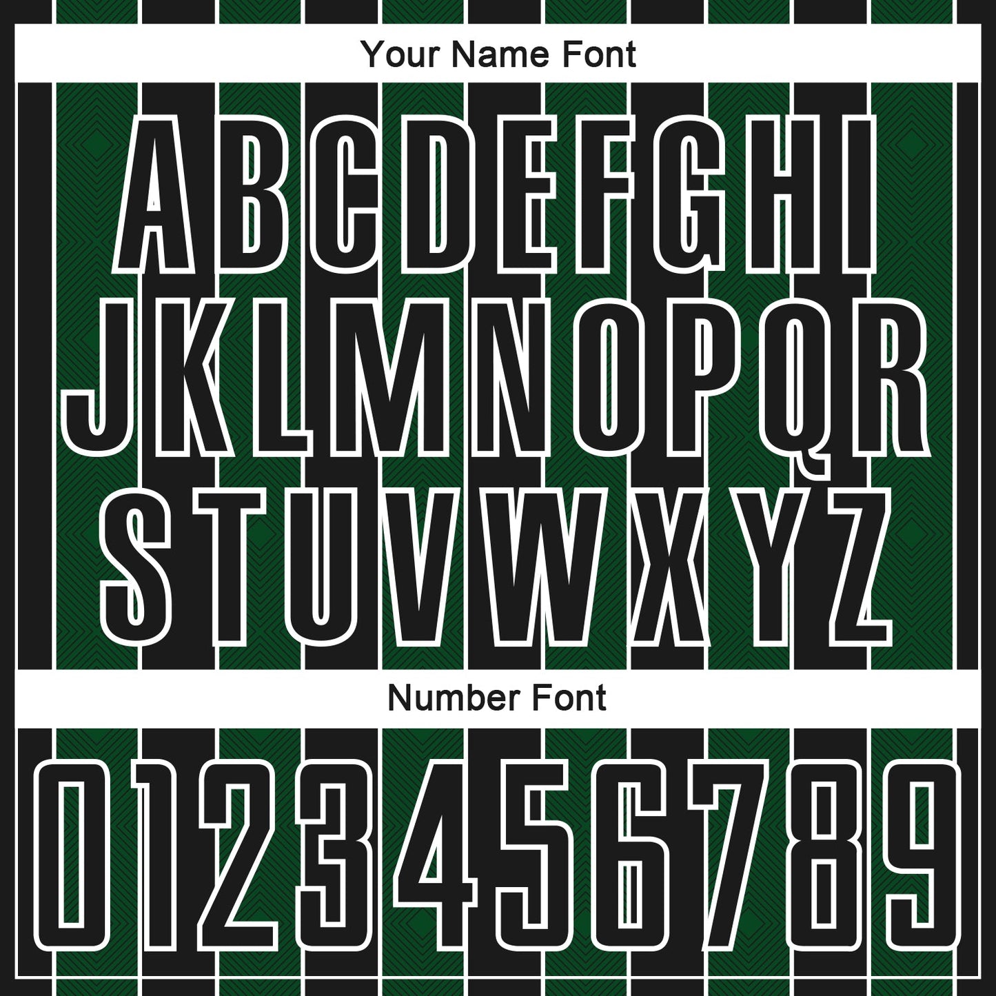 Custom Black Green-White Pinstripe Line Sports Sublimation Soccer Uniform Jersey view 6